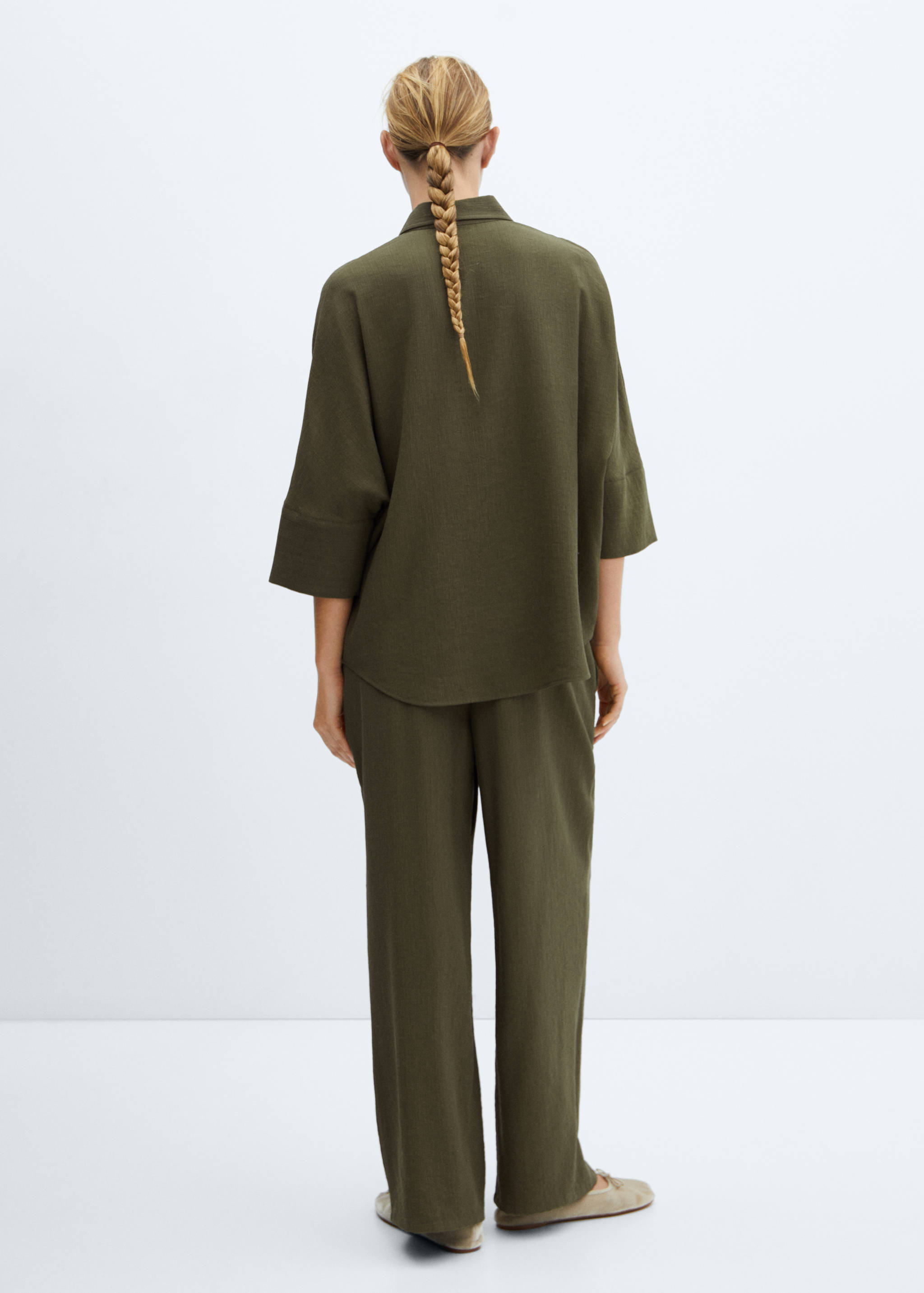 Oversize flowy shirt - Reverse of the article