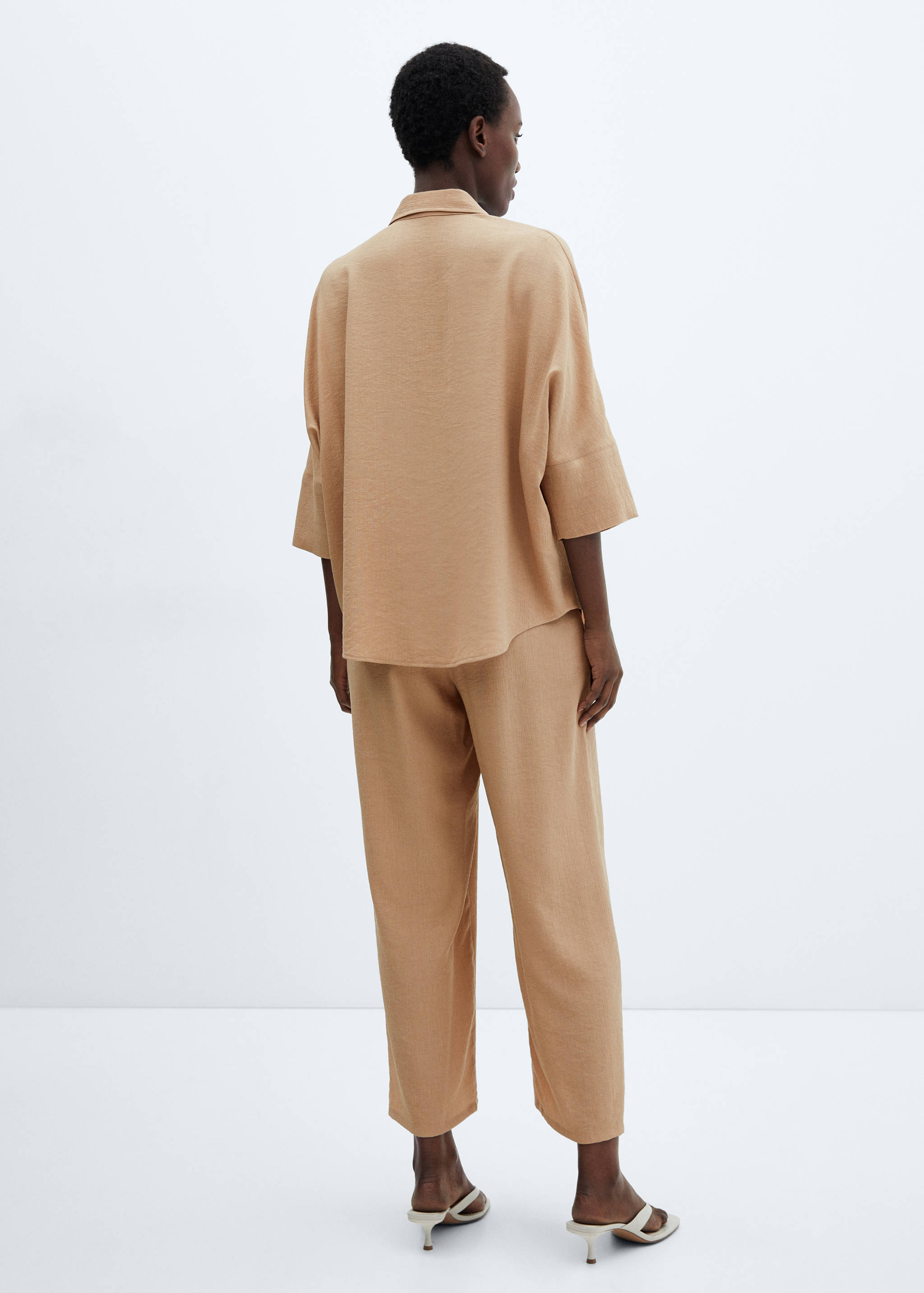 Pantalon fluide taille élastique - Verso de l’article