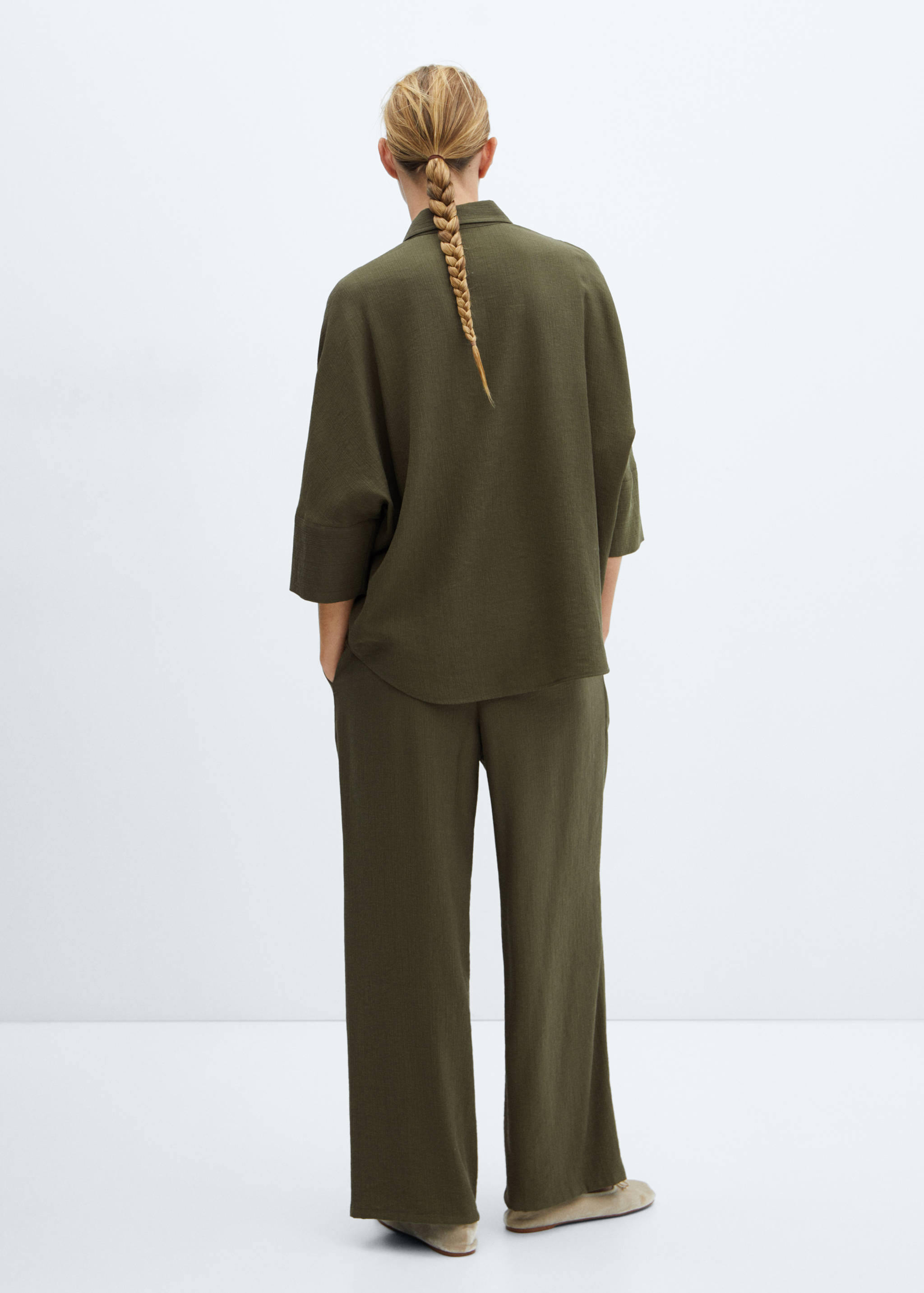 Pantalon fluide taille élastique - Verso de l’article