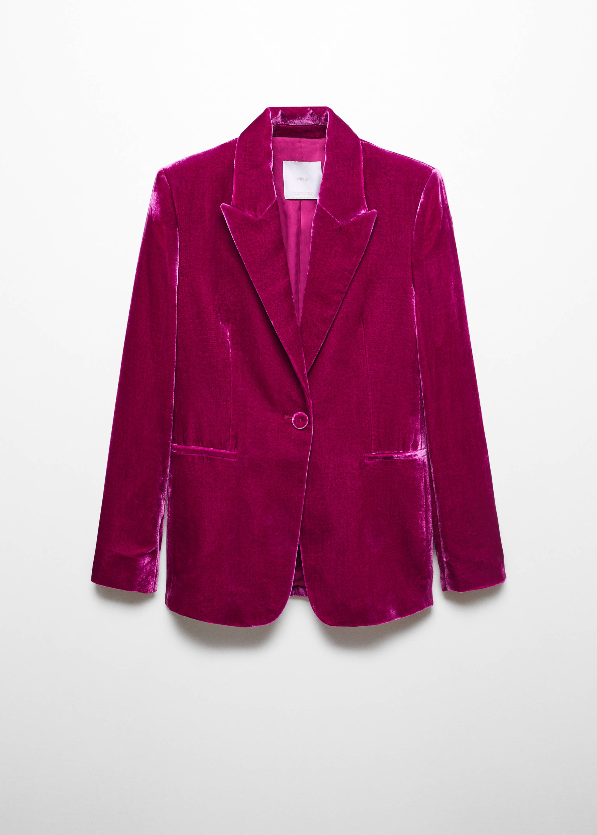 Velvet structured blazer - Article without model