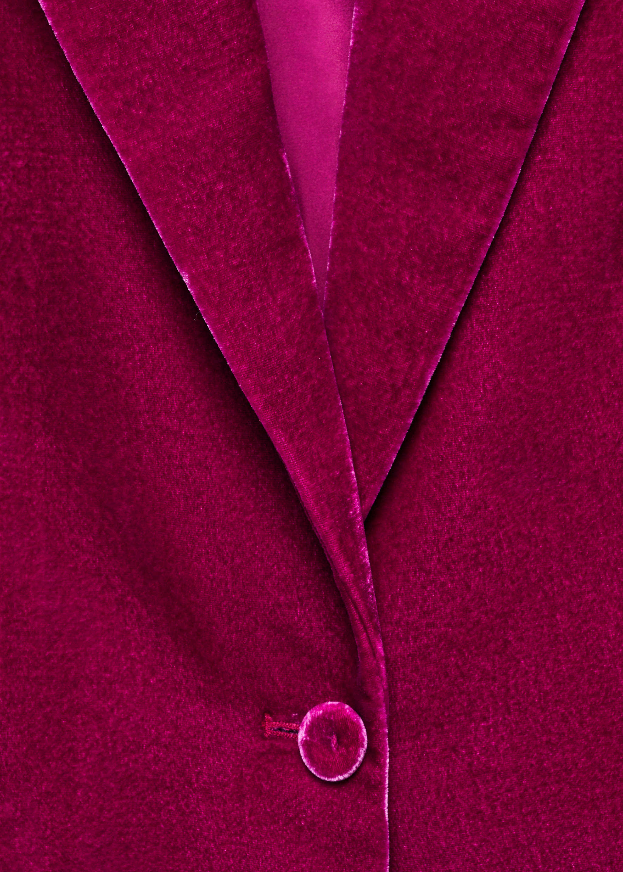 Velvet structured blazer - Details of the article 8