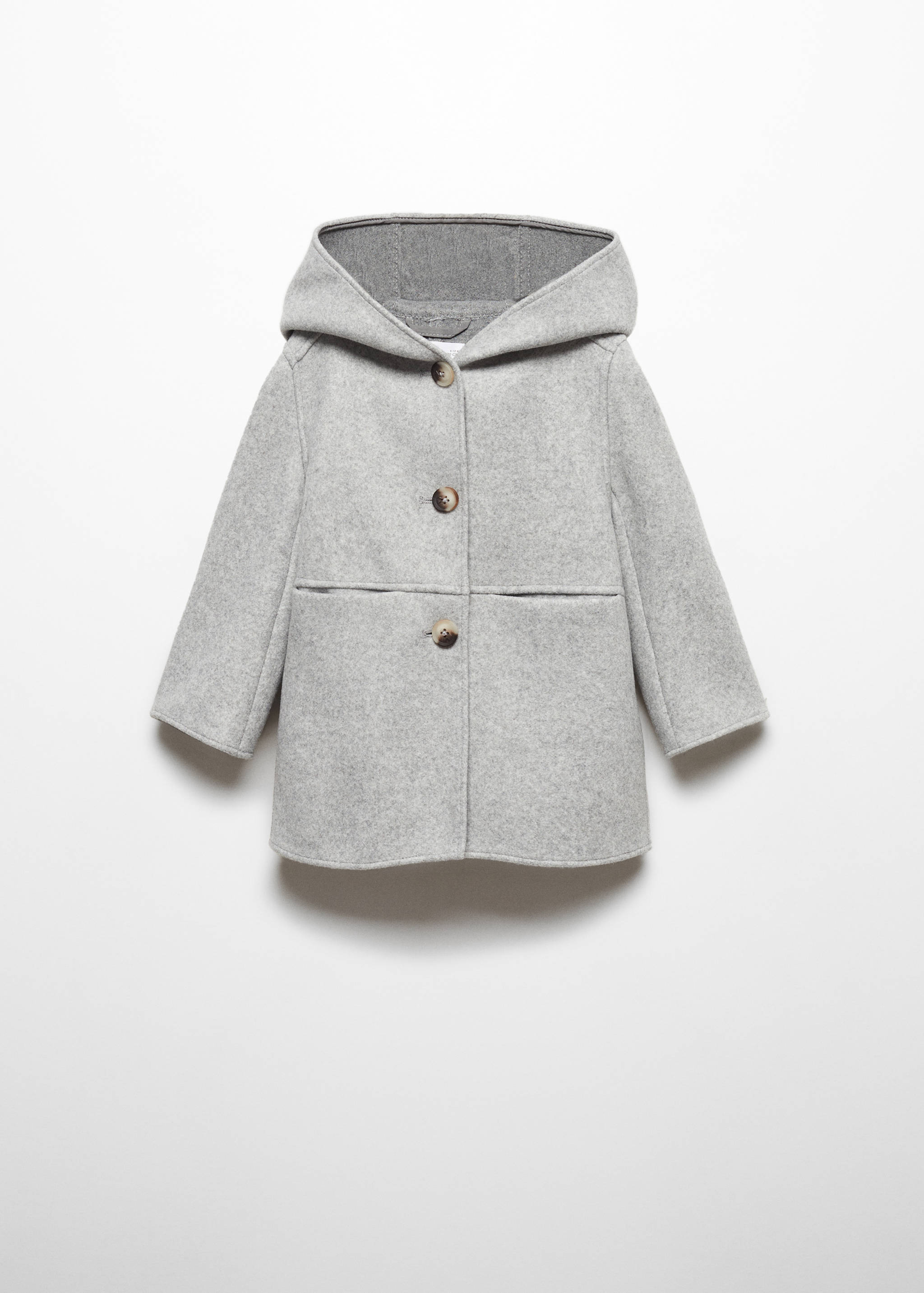 Manteau capuche boutons - Article sans modèle