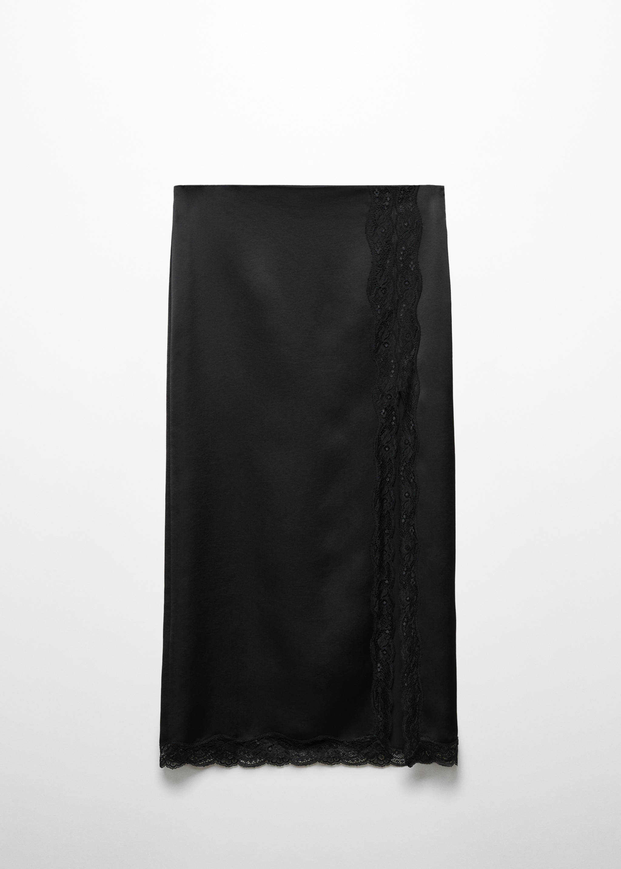 Satin lace skirt - Article without model