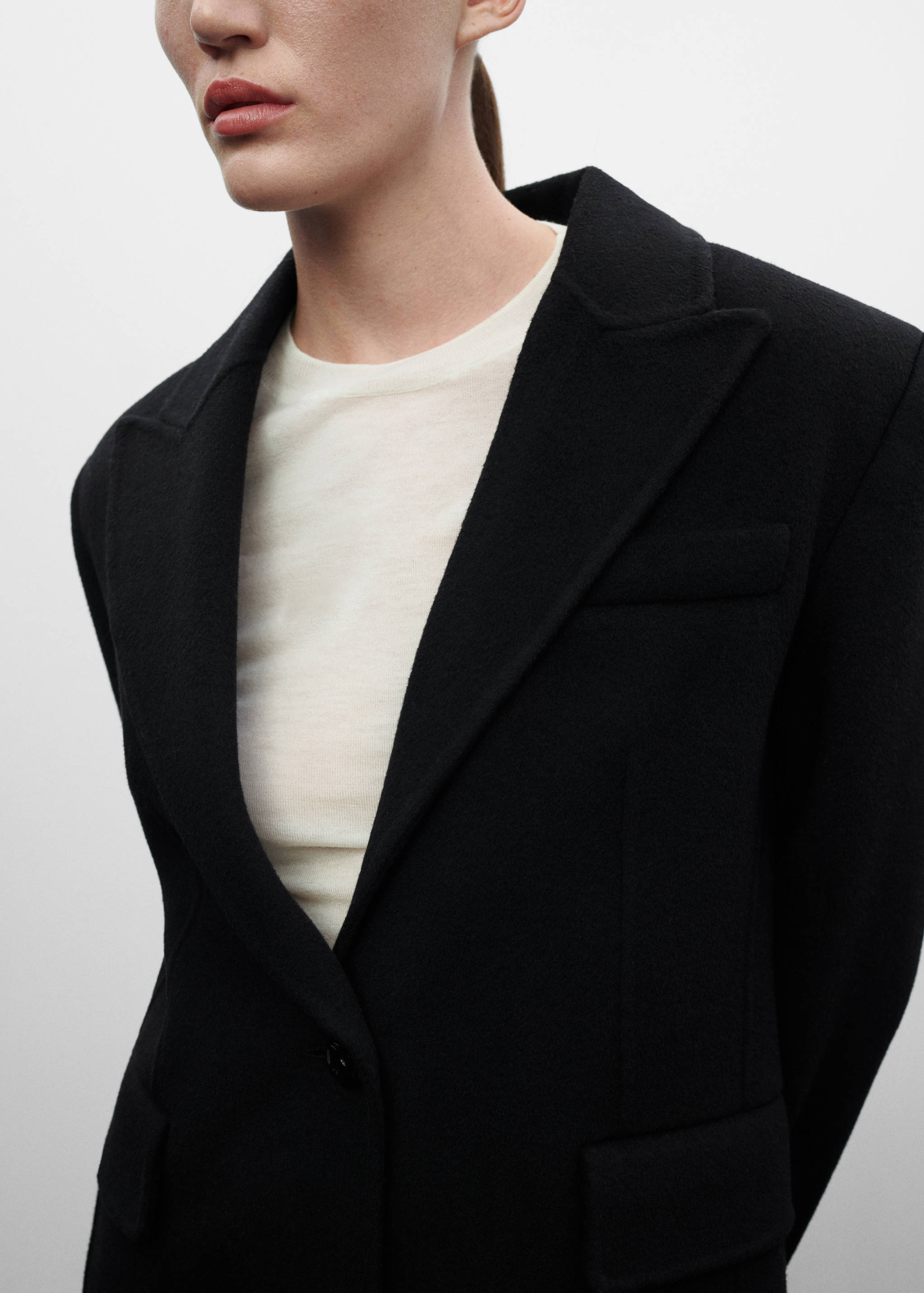 Manteau laine cachemire structuré - Détail de l'article 6