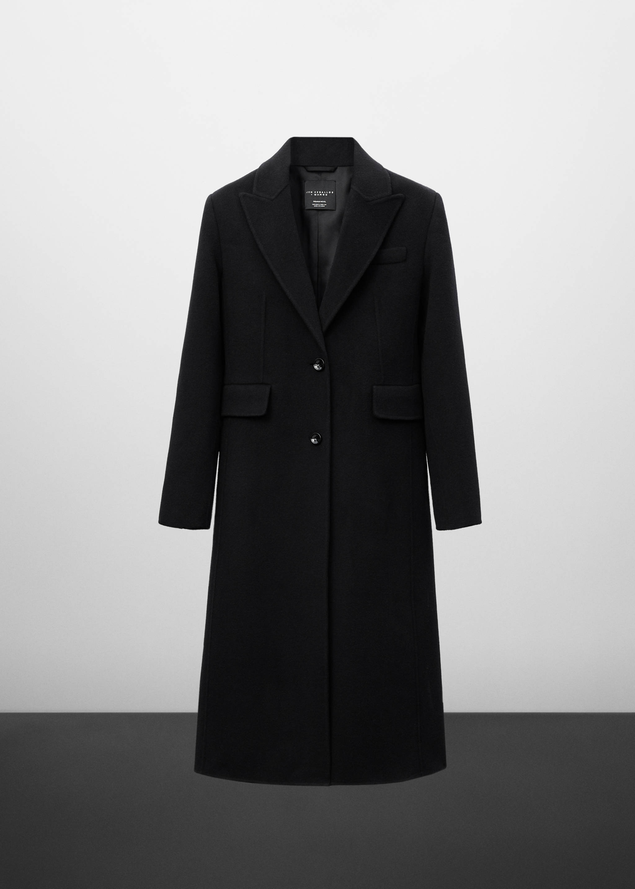 Manteau laine cachemire structuré - Article sans modèle