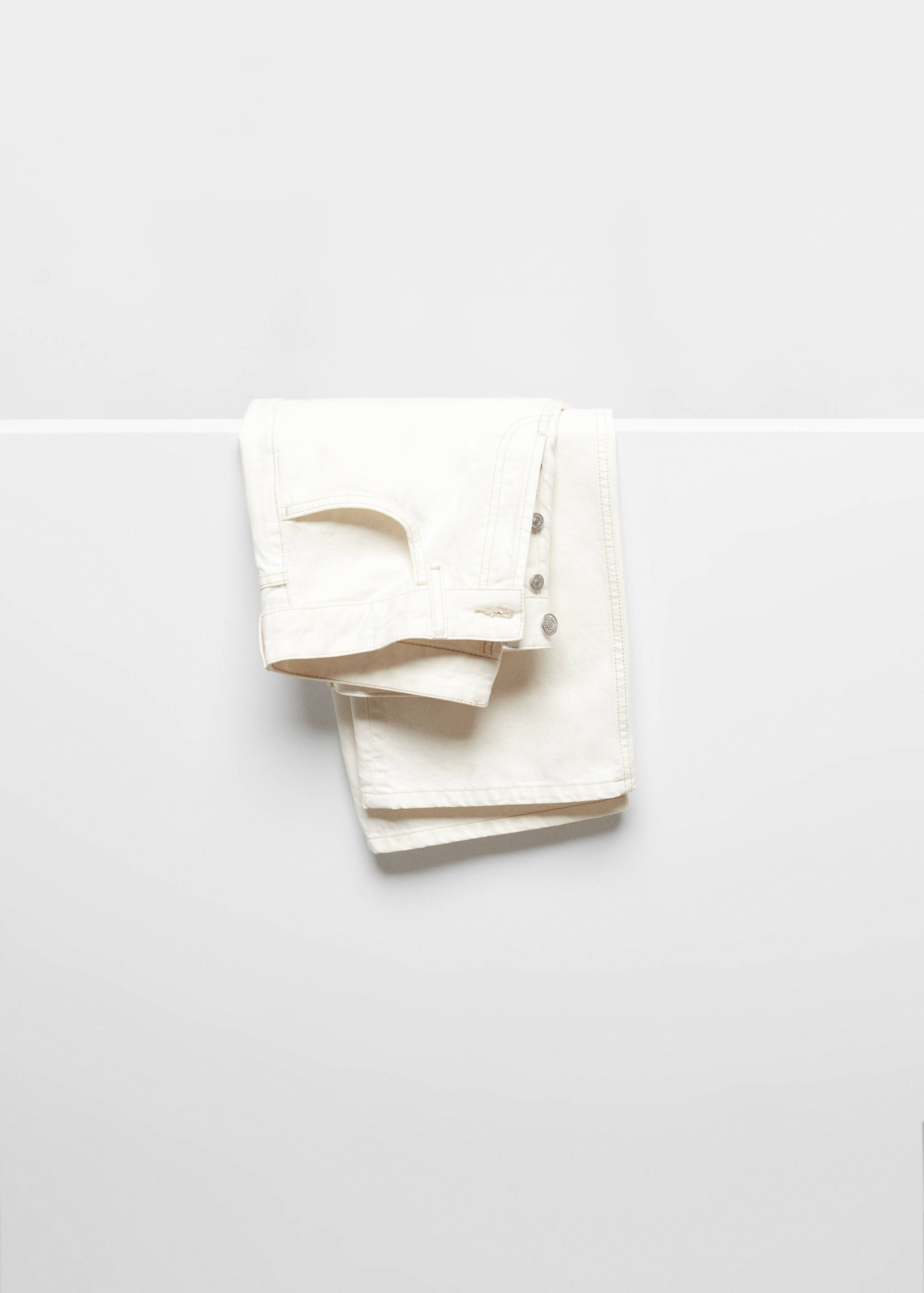 Mid-rise straight jeans - Details of the article 8