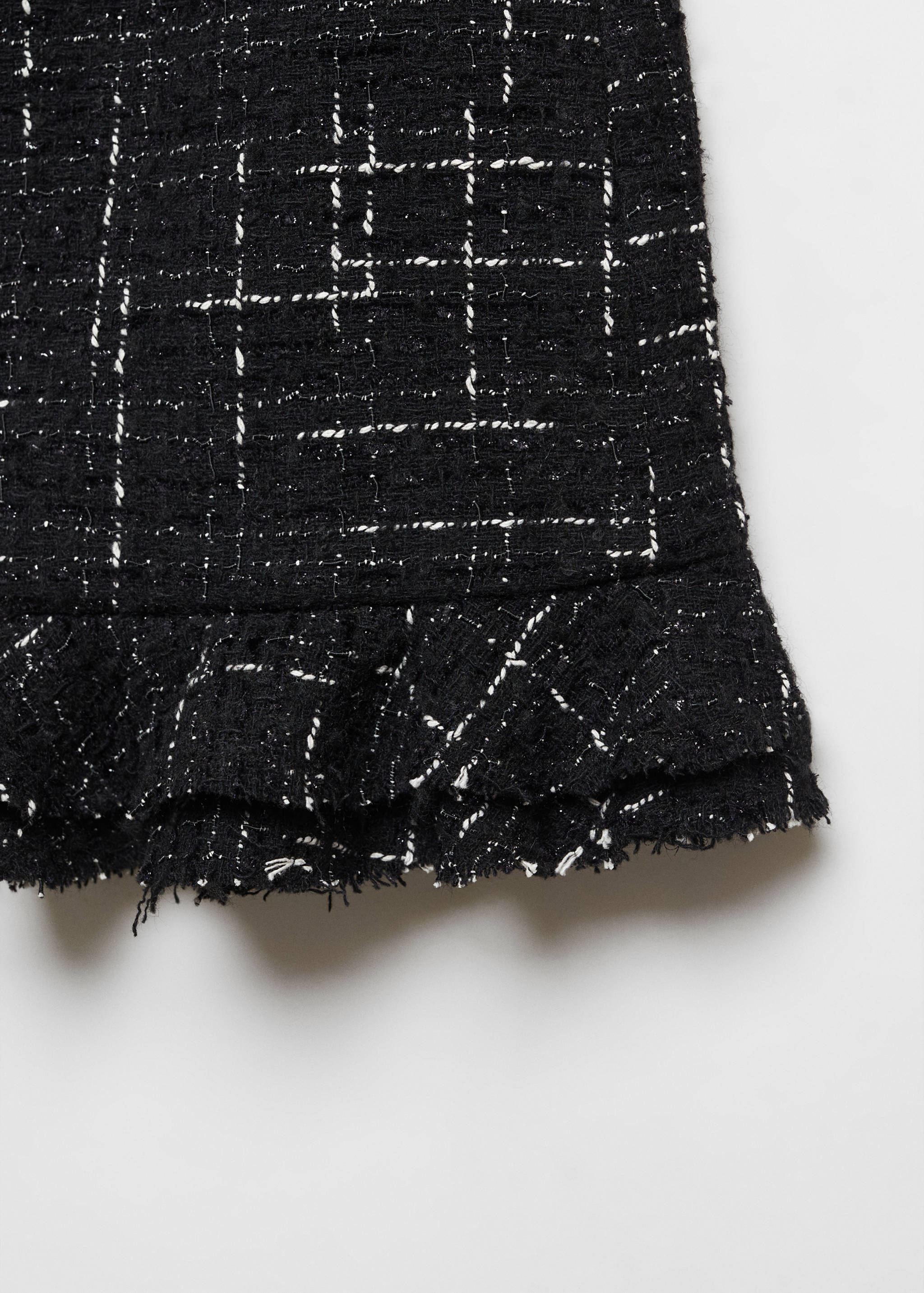Ruffled tweed skirt - Details of the article 8