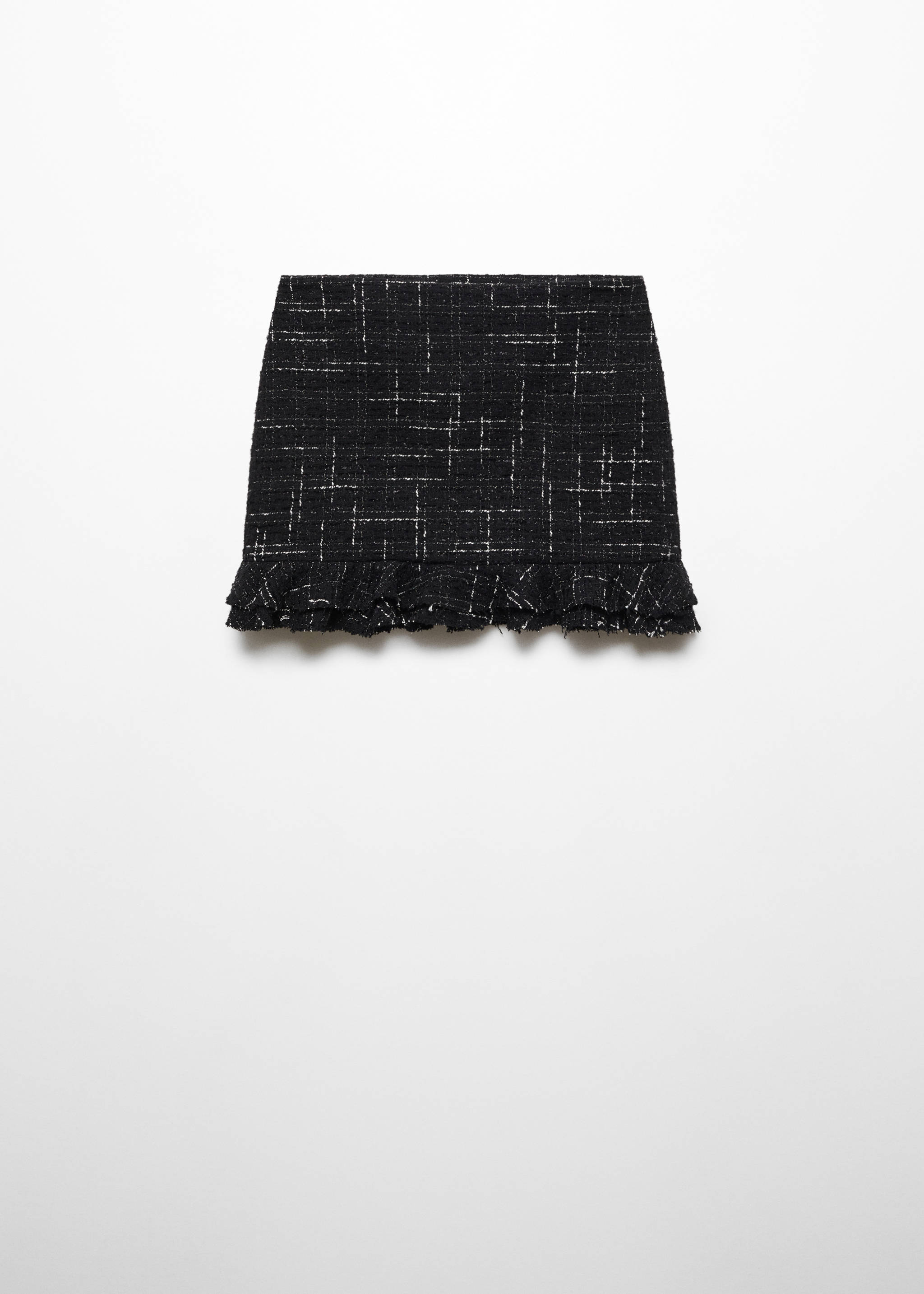 Ruffled tweed skirt - Article without model