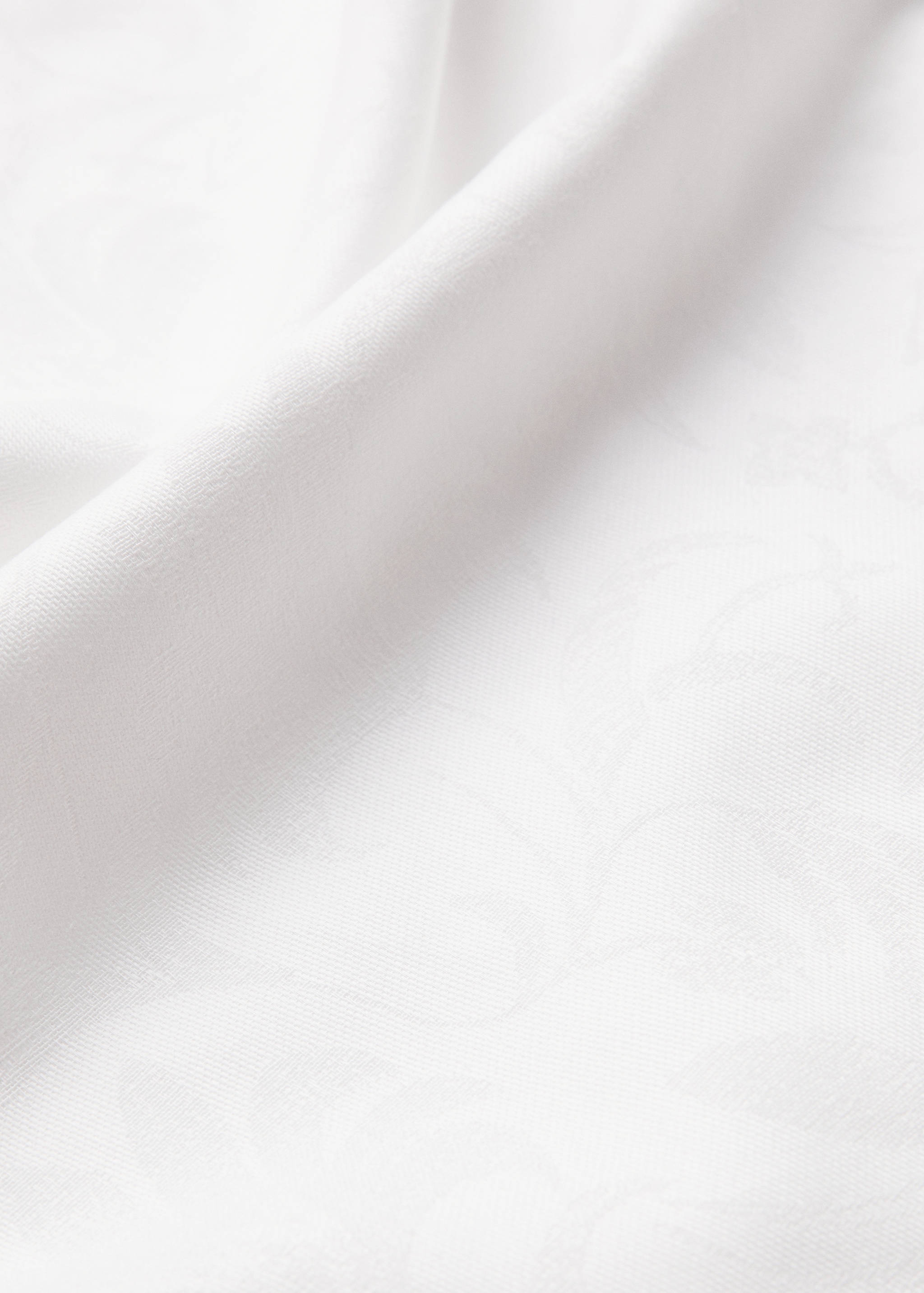 Jacquard-Tischdecke aus Baumwolle mit Blume 170 x 170 cm - Detail des Artikels 2