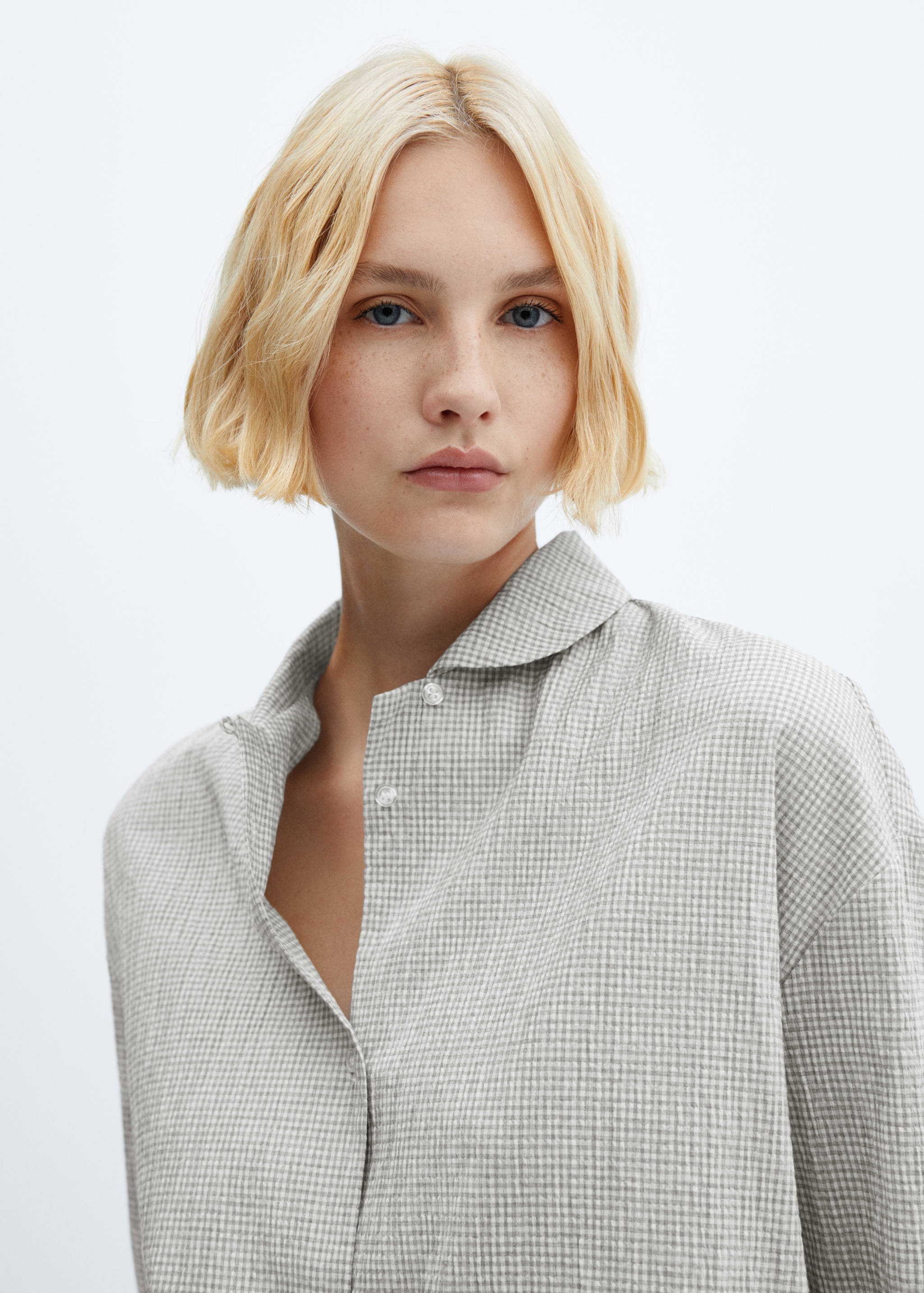 Pijama algodón cuadros vichy - Detalle del artículo 1