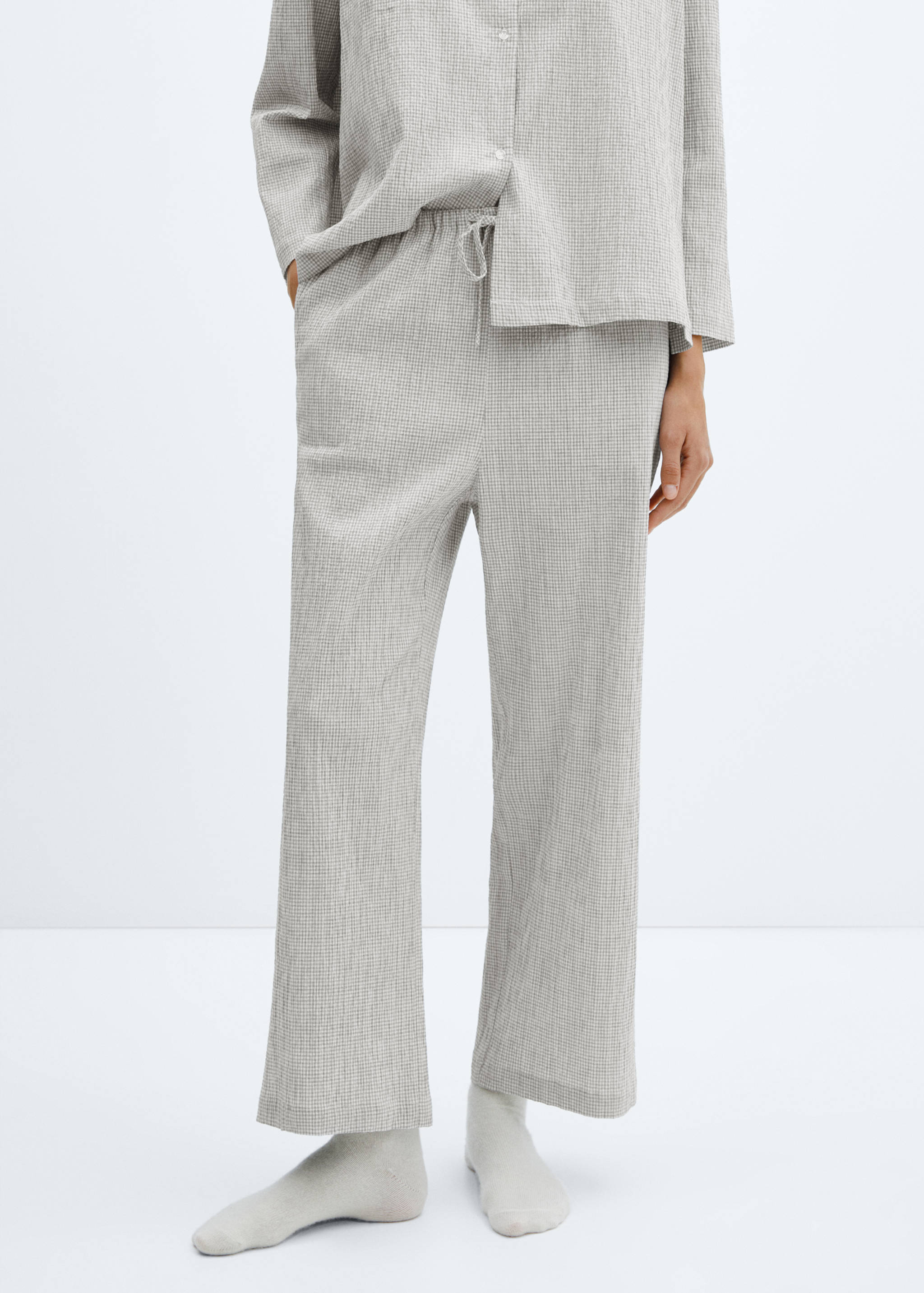 Pijama algodón cuadros vichy - Detalle del artículo 6