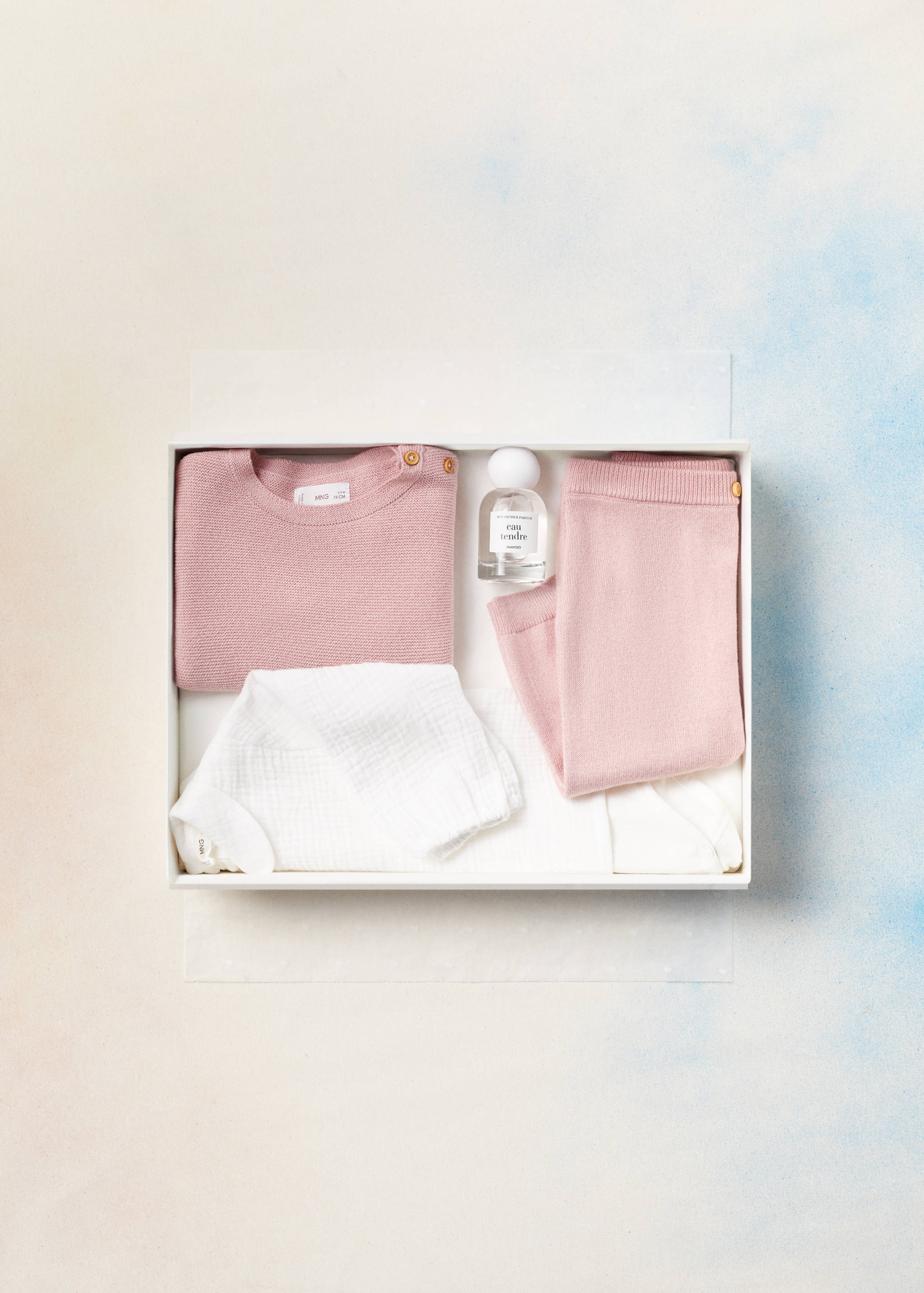 Baby gift box 1 - Article without model, Pastel Pink. Ref: 65140486-00.