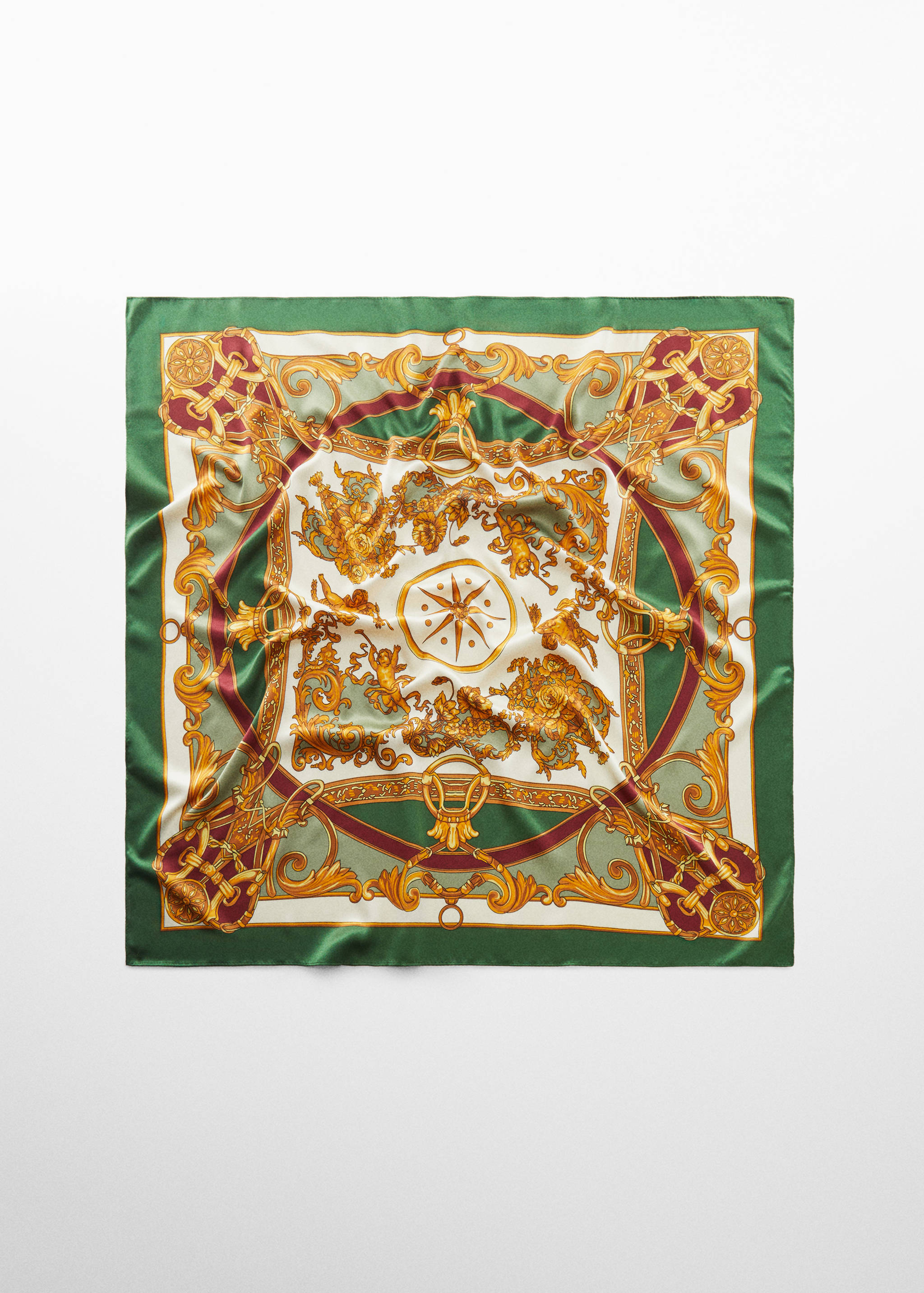 Baroque printed scarf - Article without model