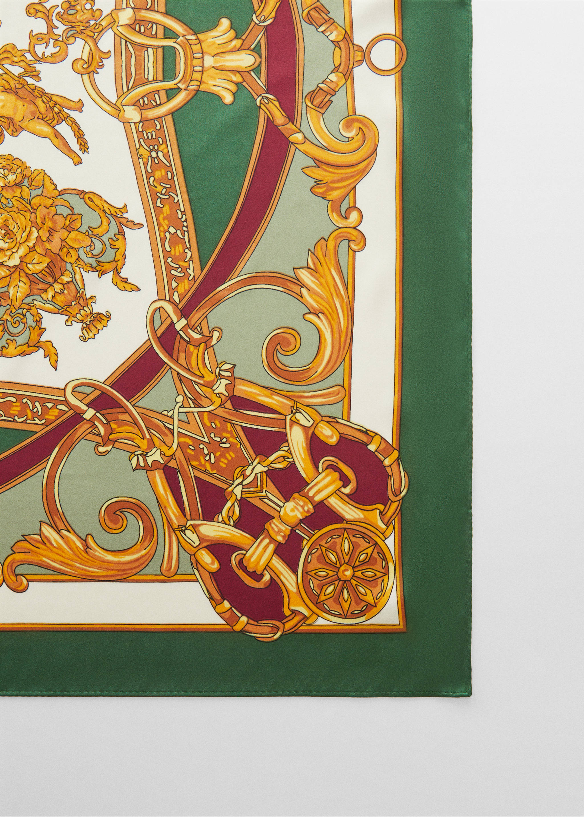Baroque printed scarf - Details of the article 1