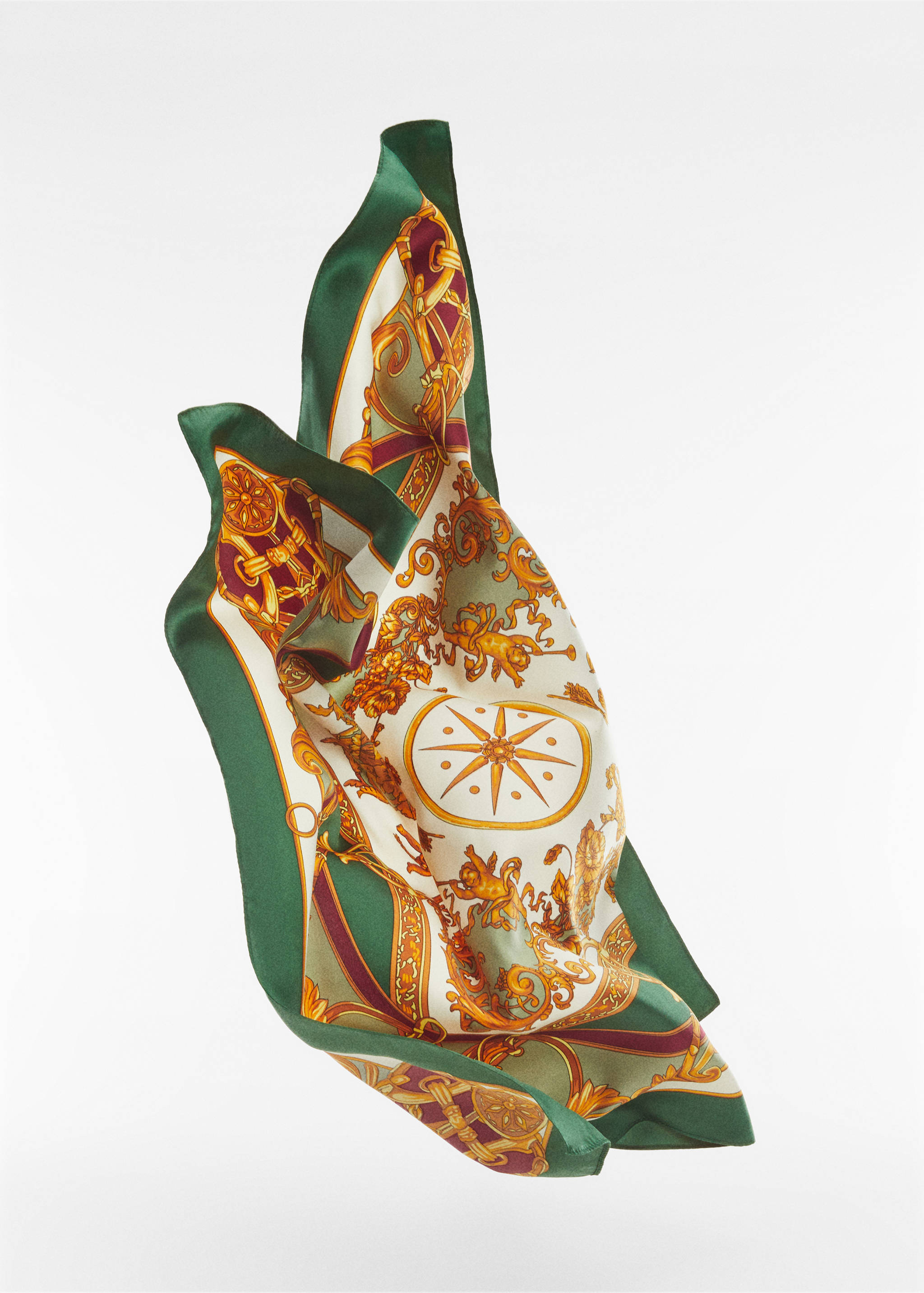 Baroque printed scarf - Details of the article 2