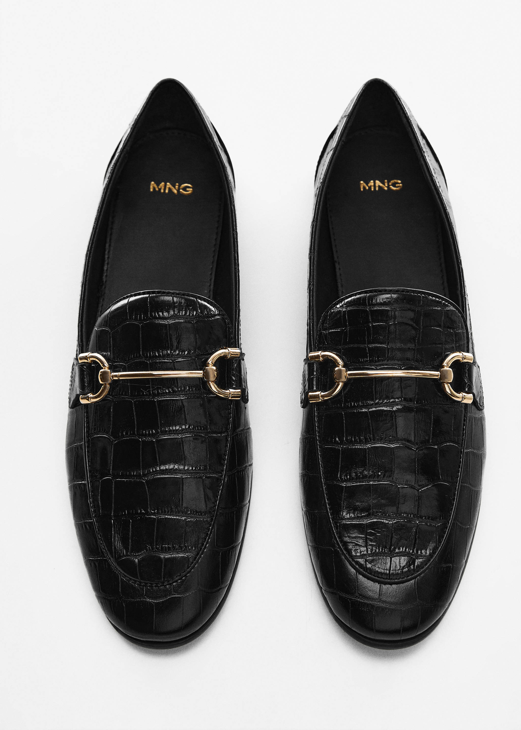 Leather loafers with metallic detail - Details of the article 5