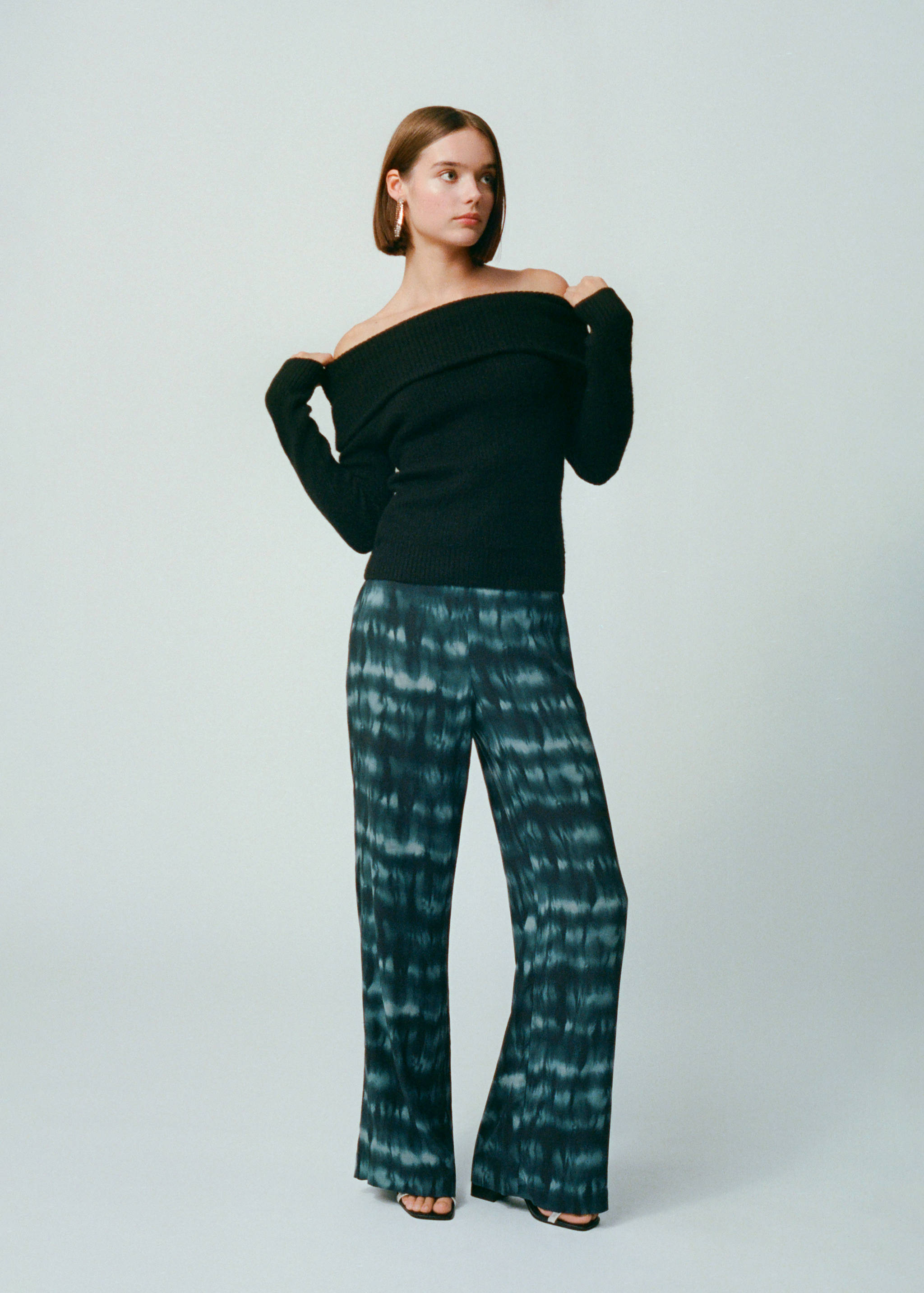 Pantalón fluido estampado - Detalle del artículo 5