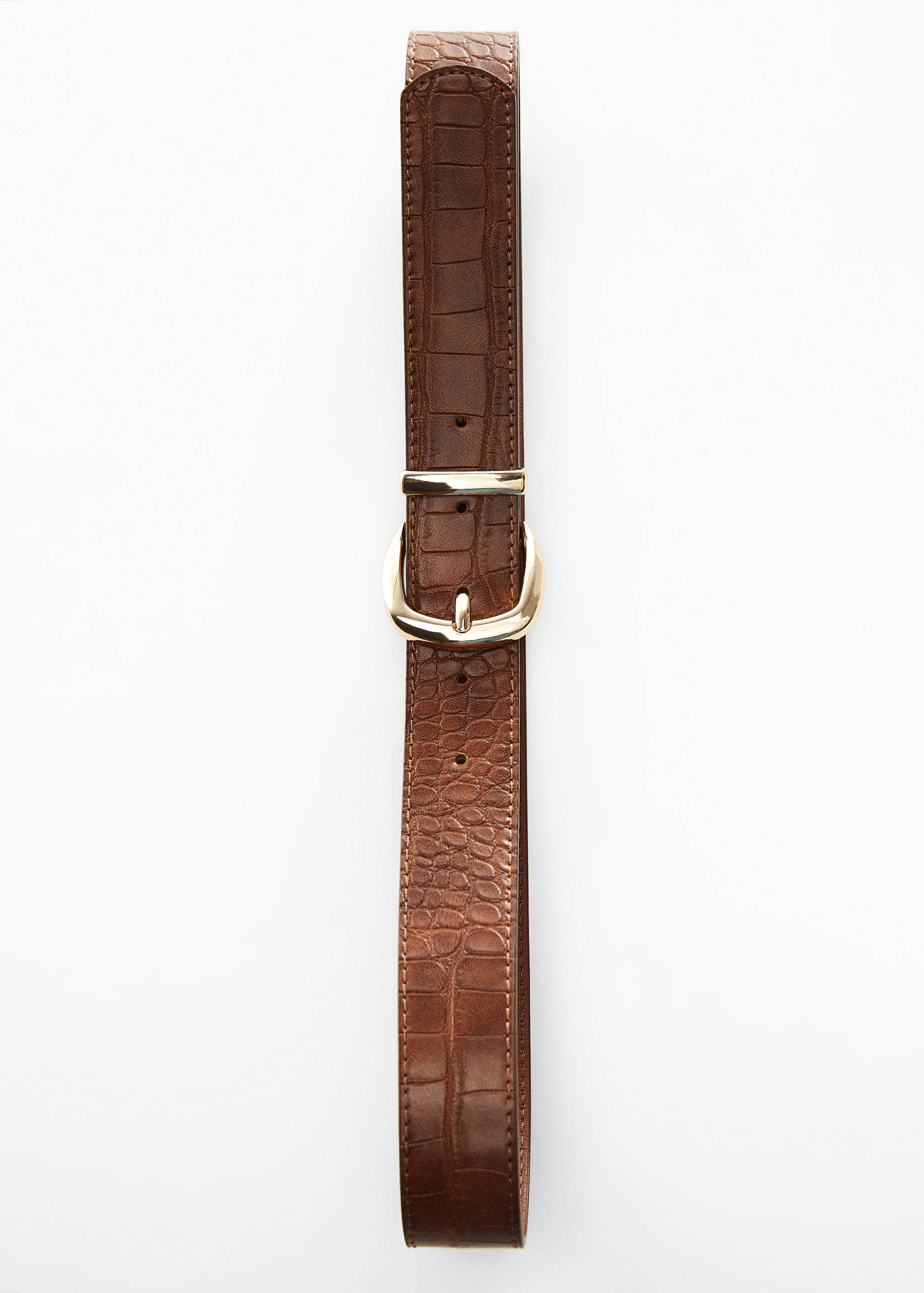 Animal print effect belt - Details of the article 5