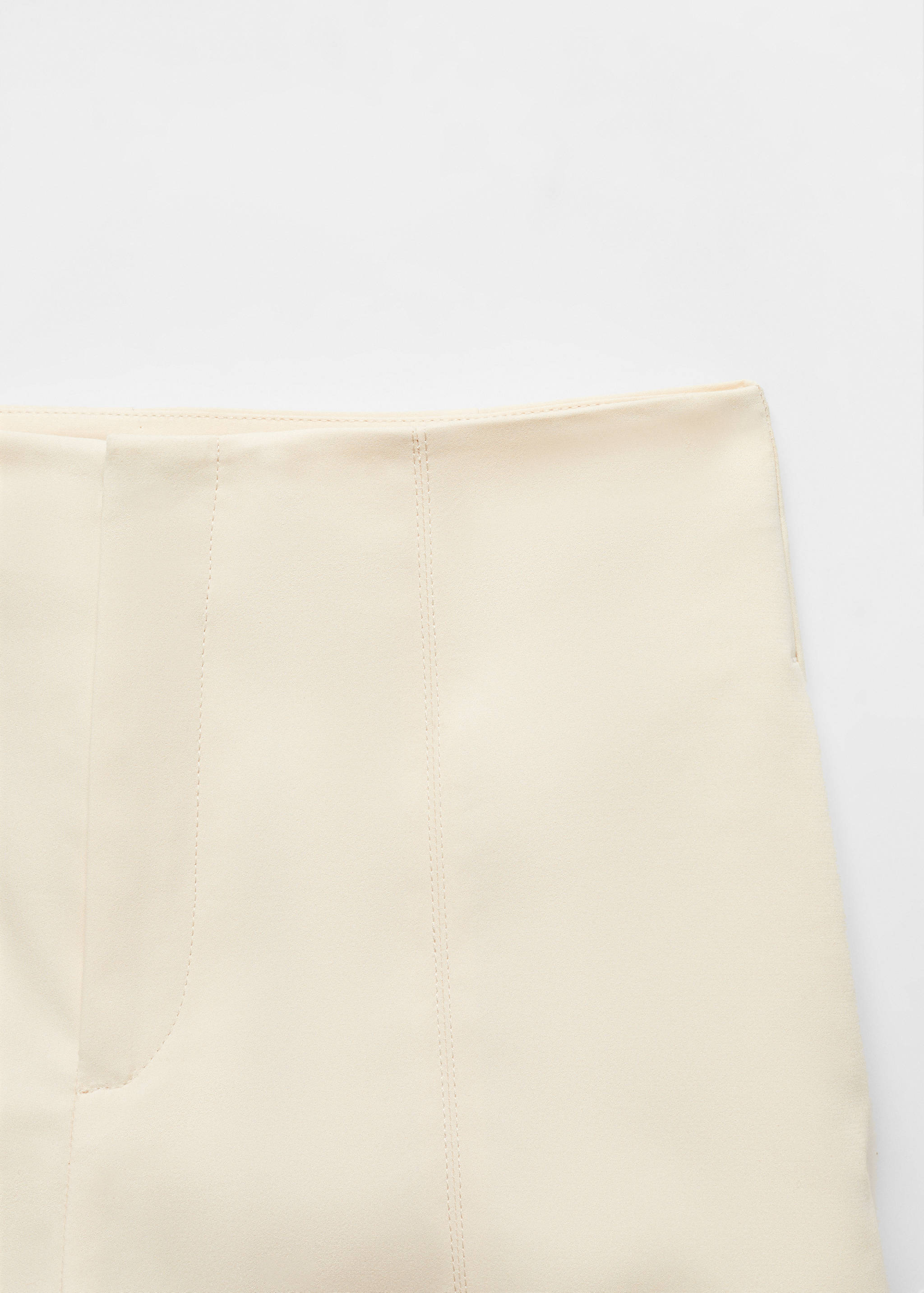 High-waist straight shorts - Details of the article 8