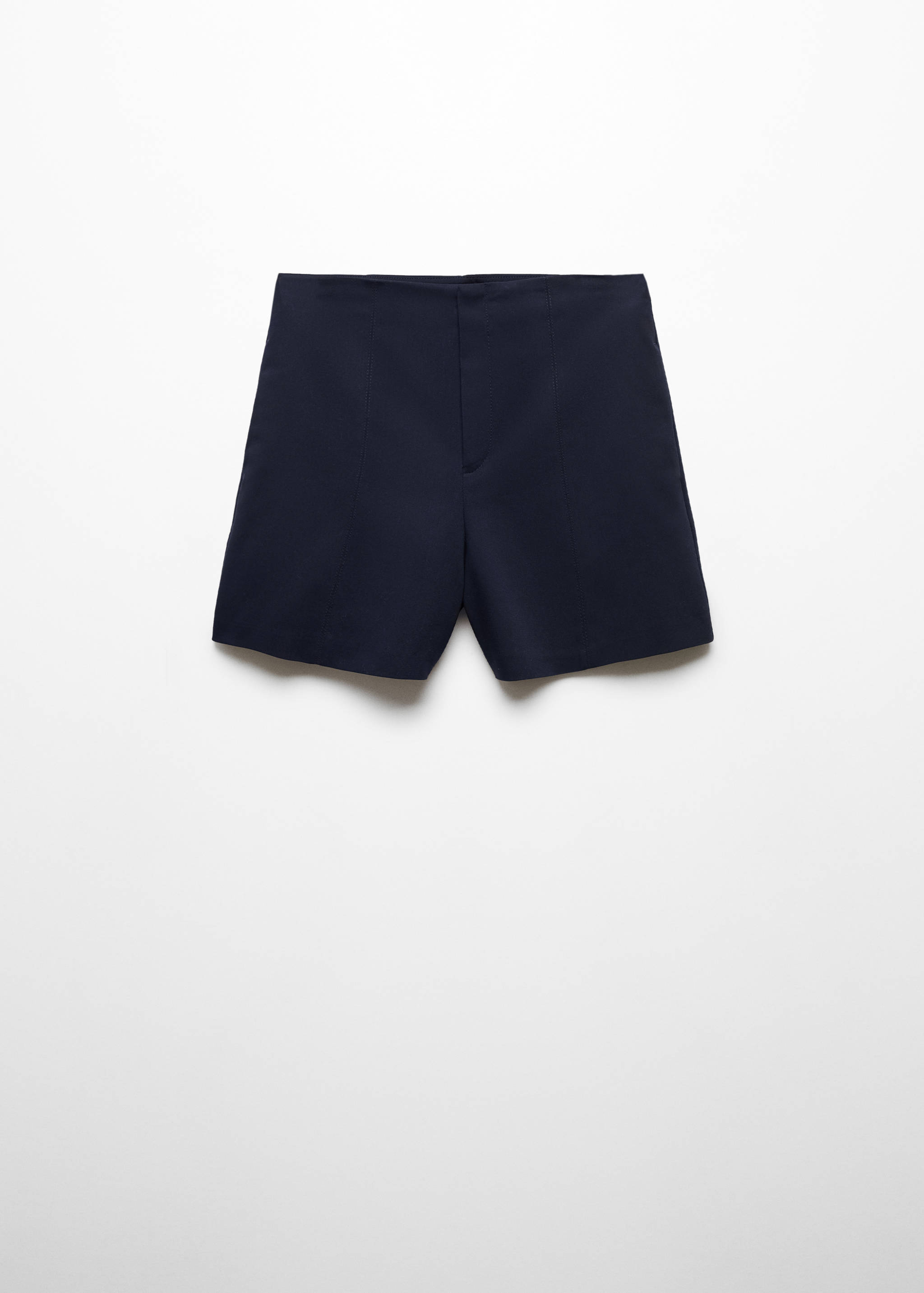 High-waist straight shorts - Article without model