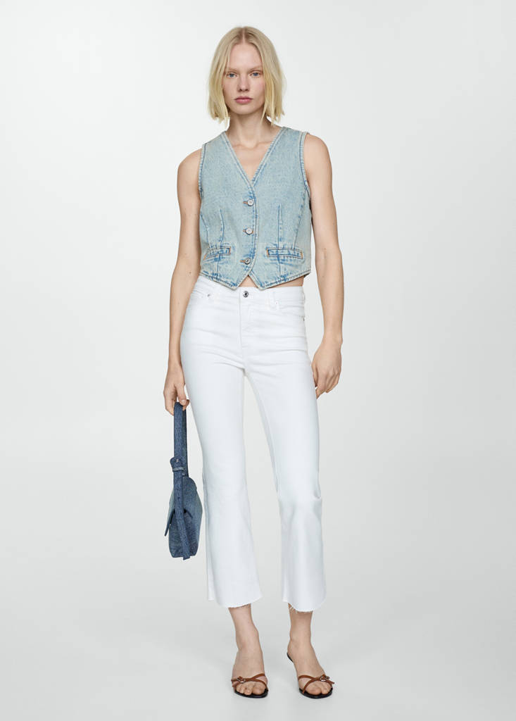 Sienna flared cropped jeans — Off White