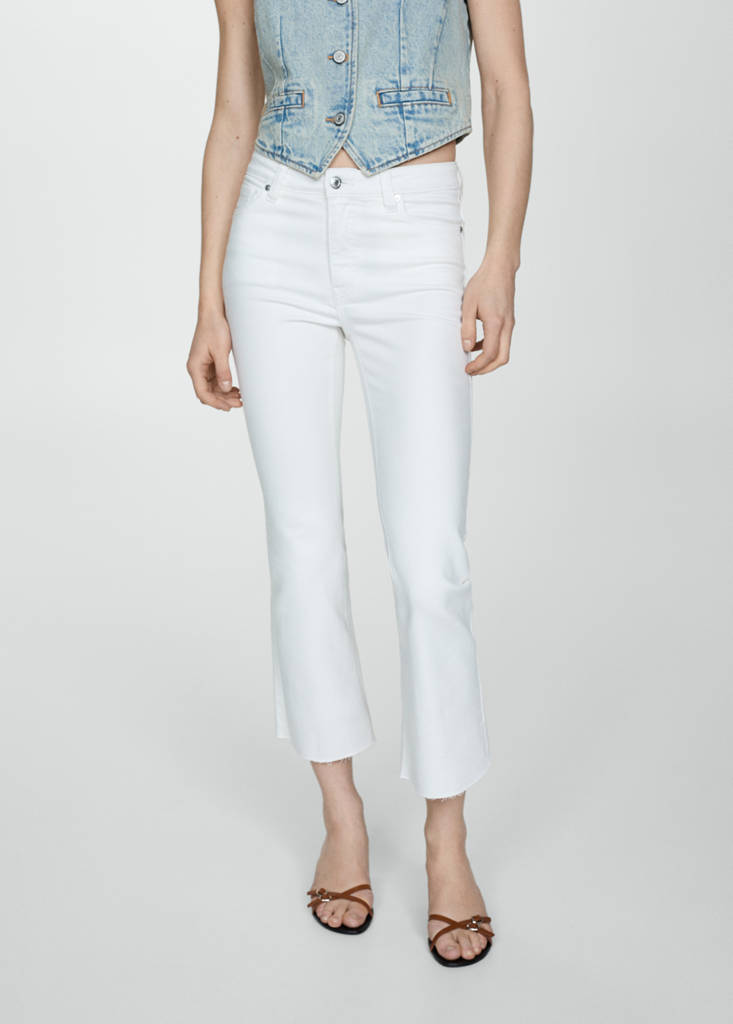 Sienna flared cropped jeans — Off White