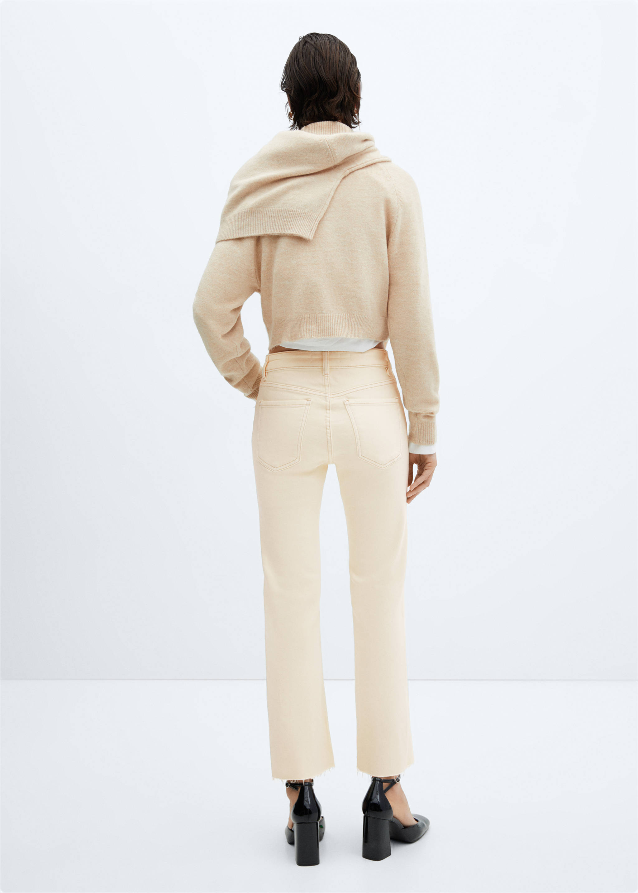 Sienna flared cropped jeans - Reverse of the article