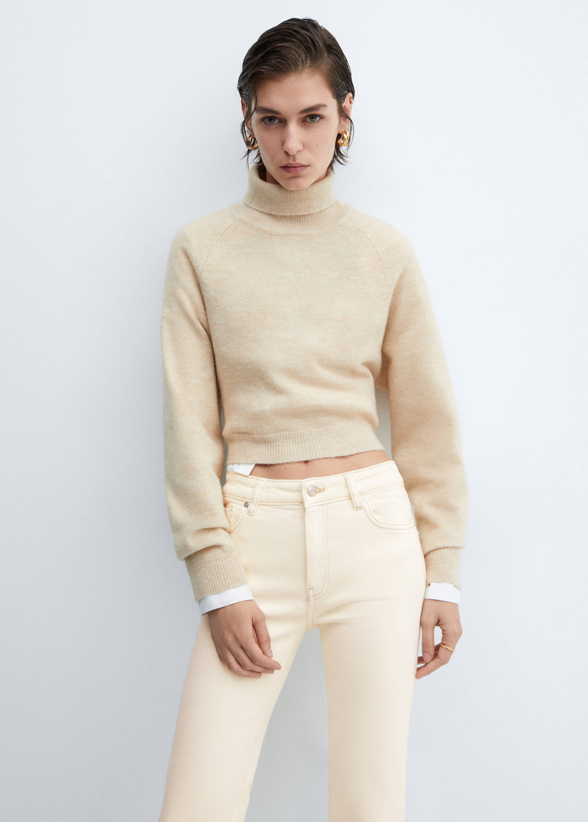 Sienna flared cropped jeans - Details of the article 1