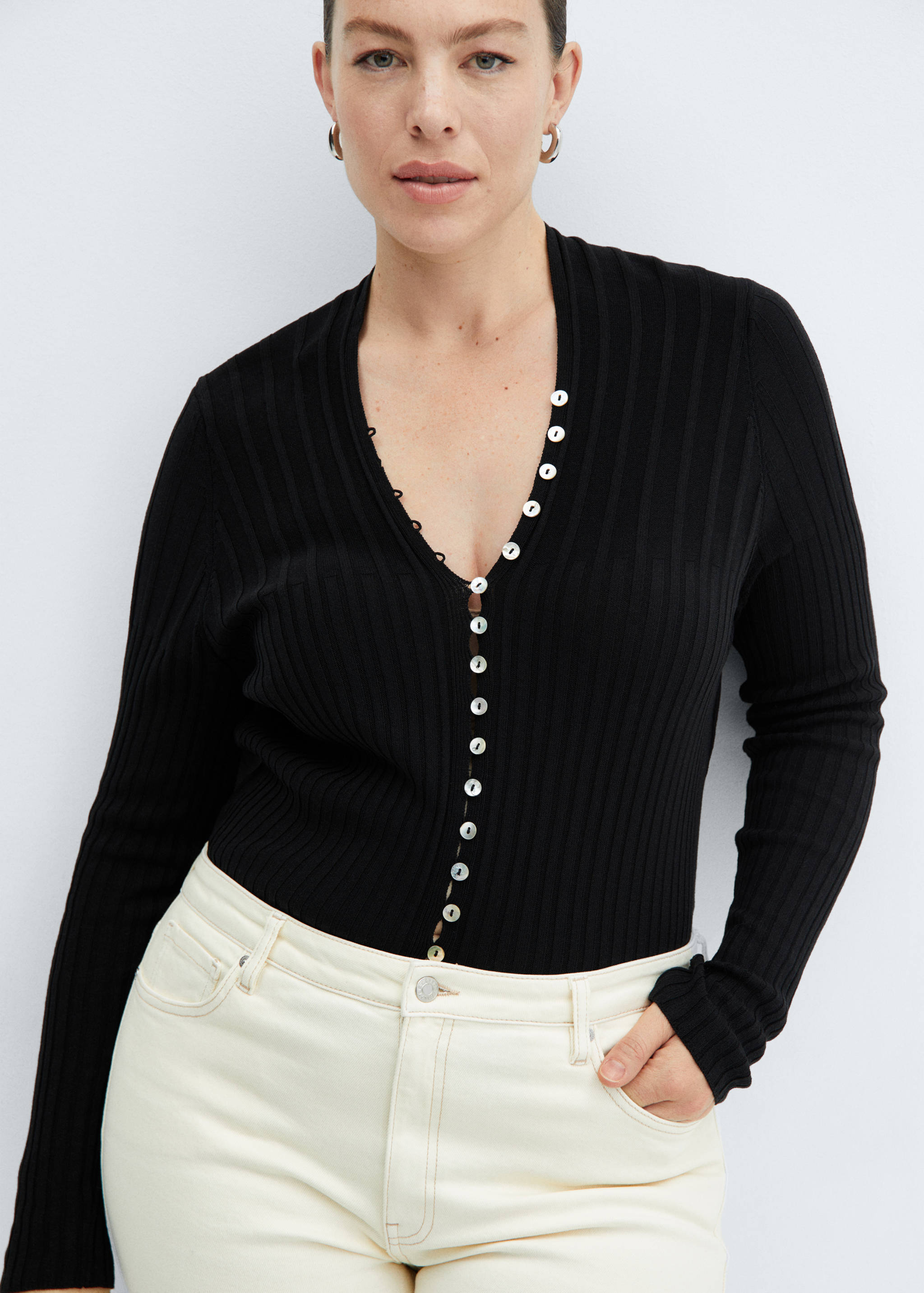 Sienna flared cropped jeans - Details of the article 4