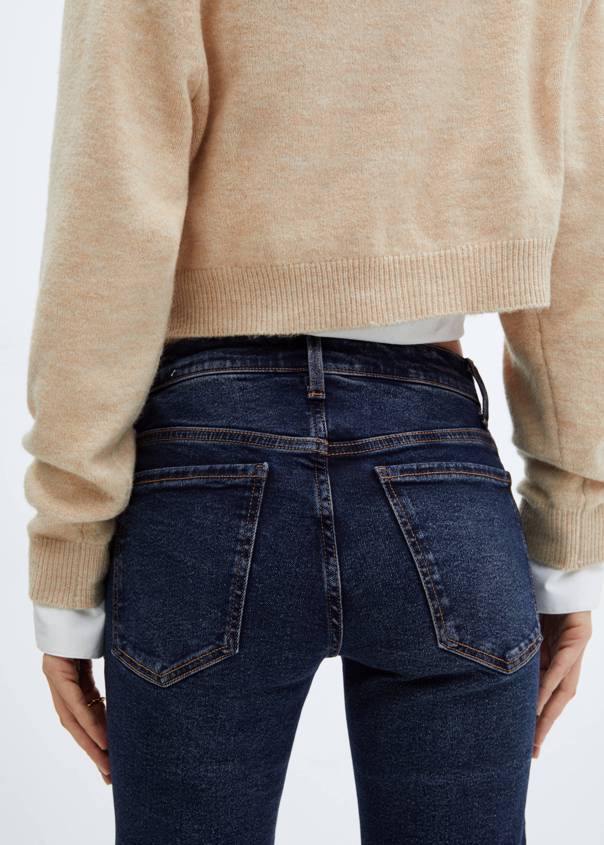 Sienna flared cropped jeans - Details of the article 4