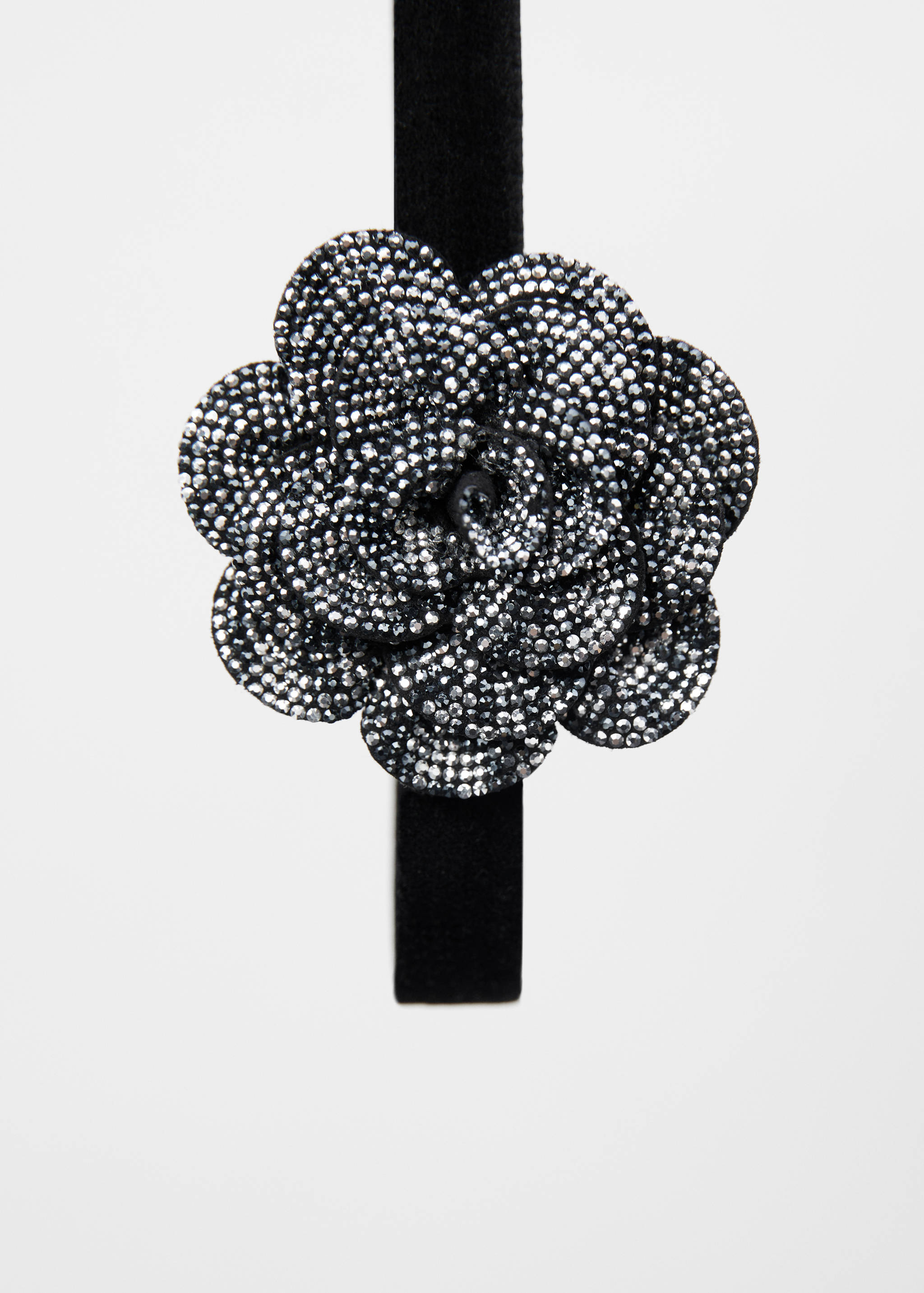 Maxi-flower crystal choker - Details of the article 1