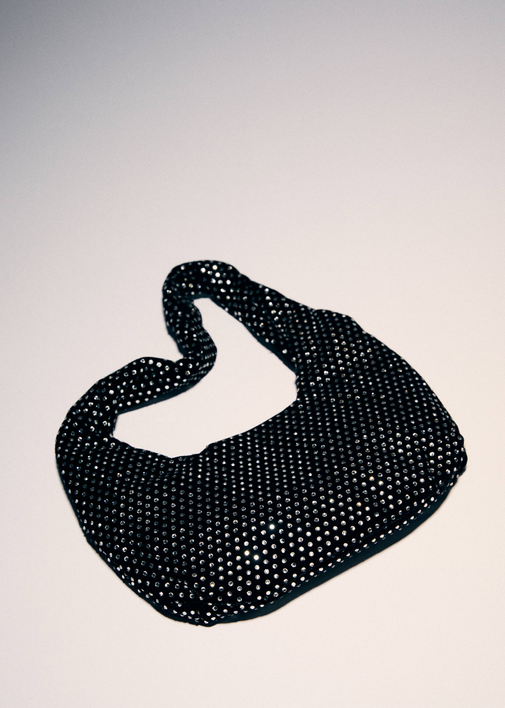 Rhinestone velvet bag - Details of the article 9