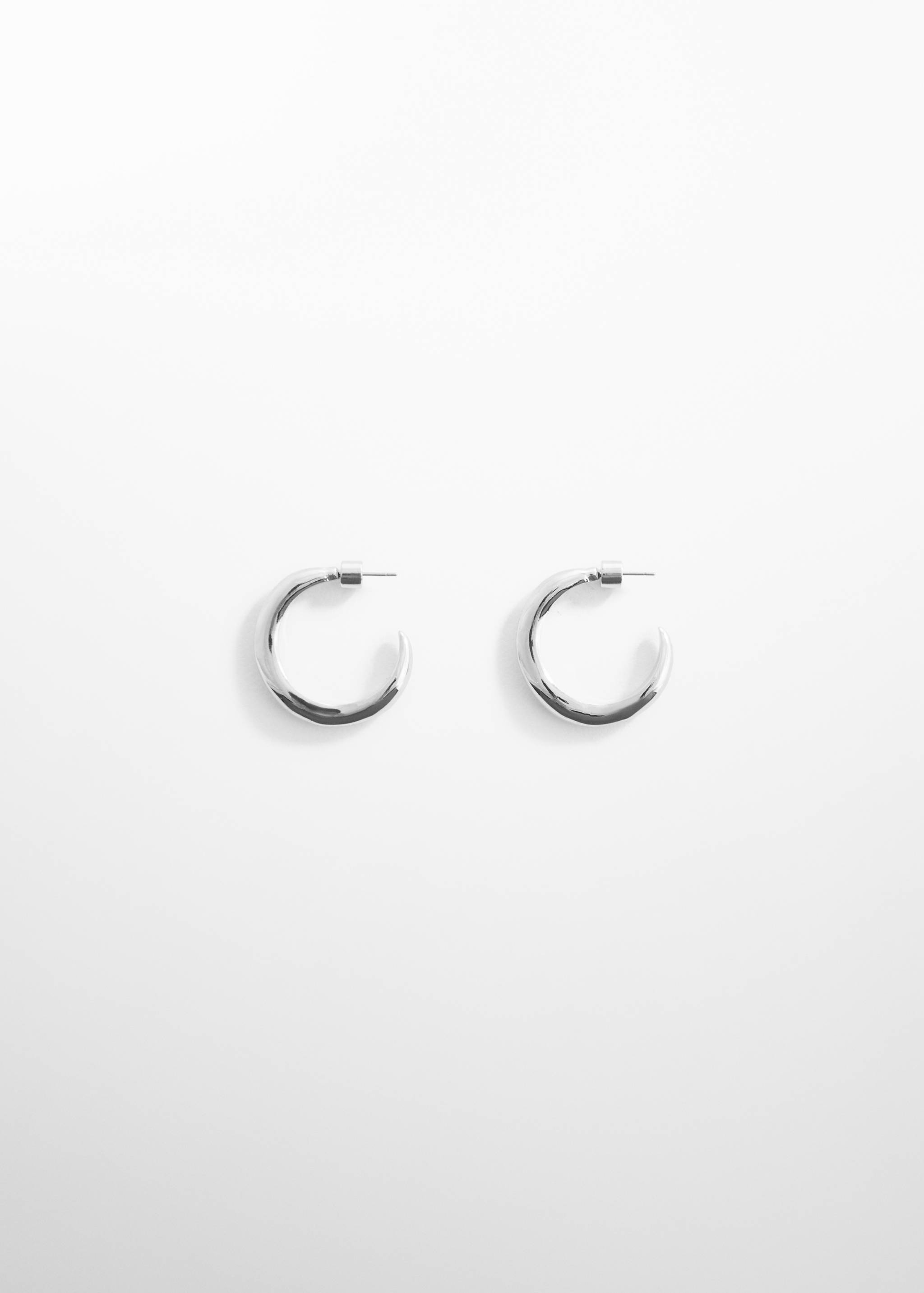 Twisted hoop earrings - Article without model