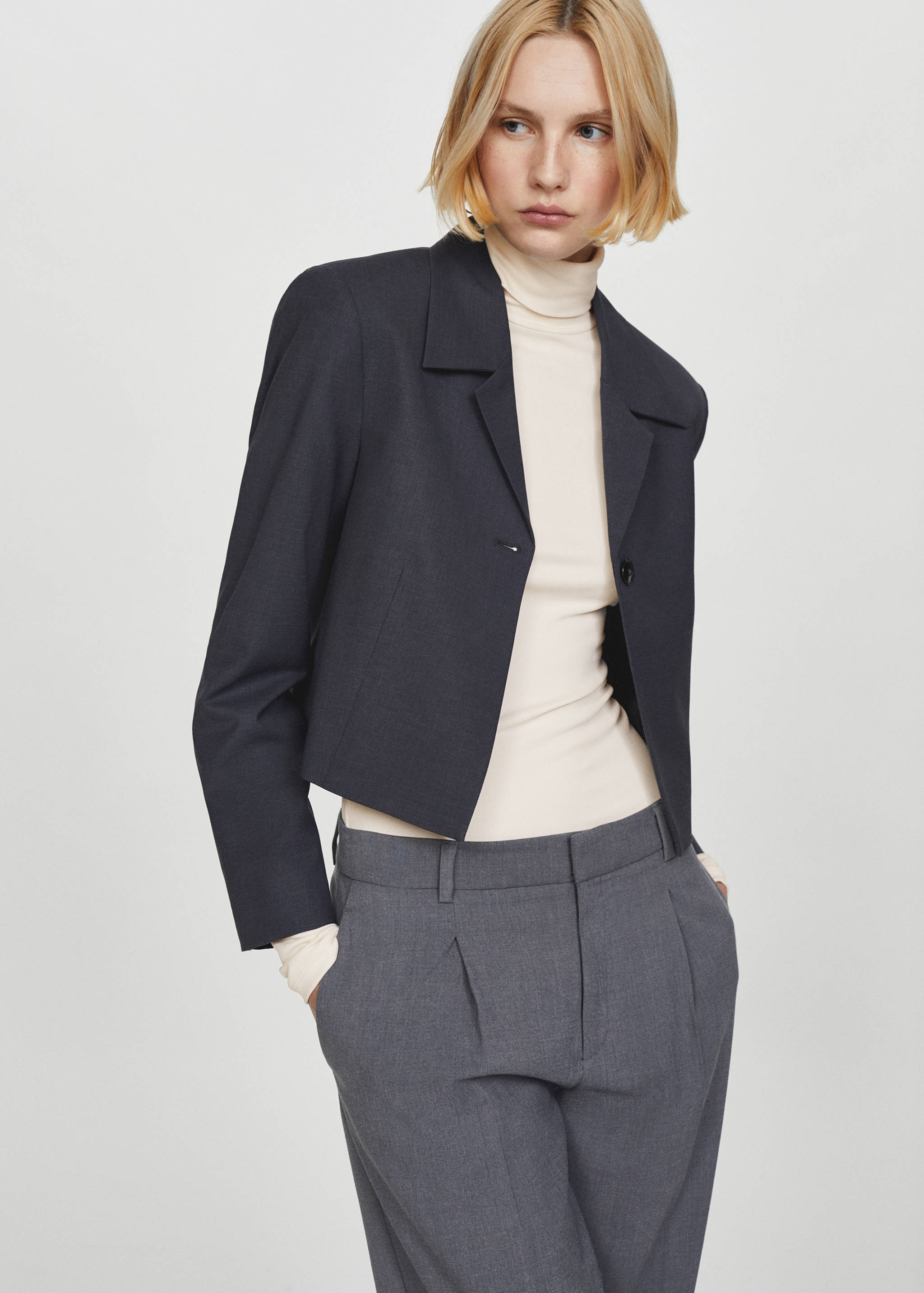 Camiseta modal cuello vuelto - Detalle del artículo 2