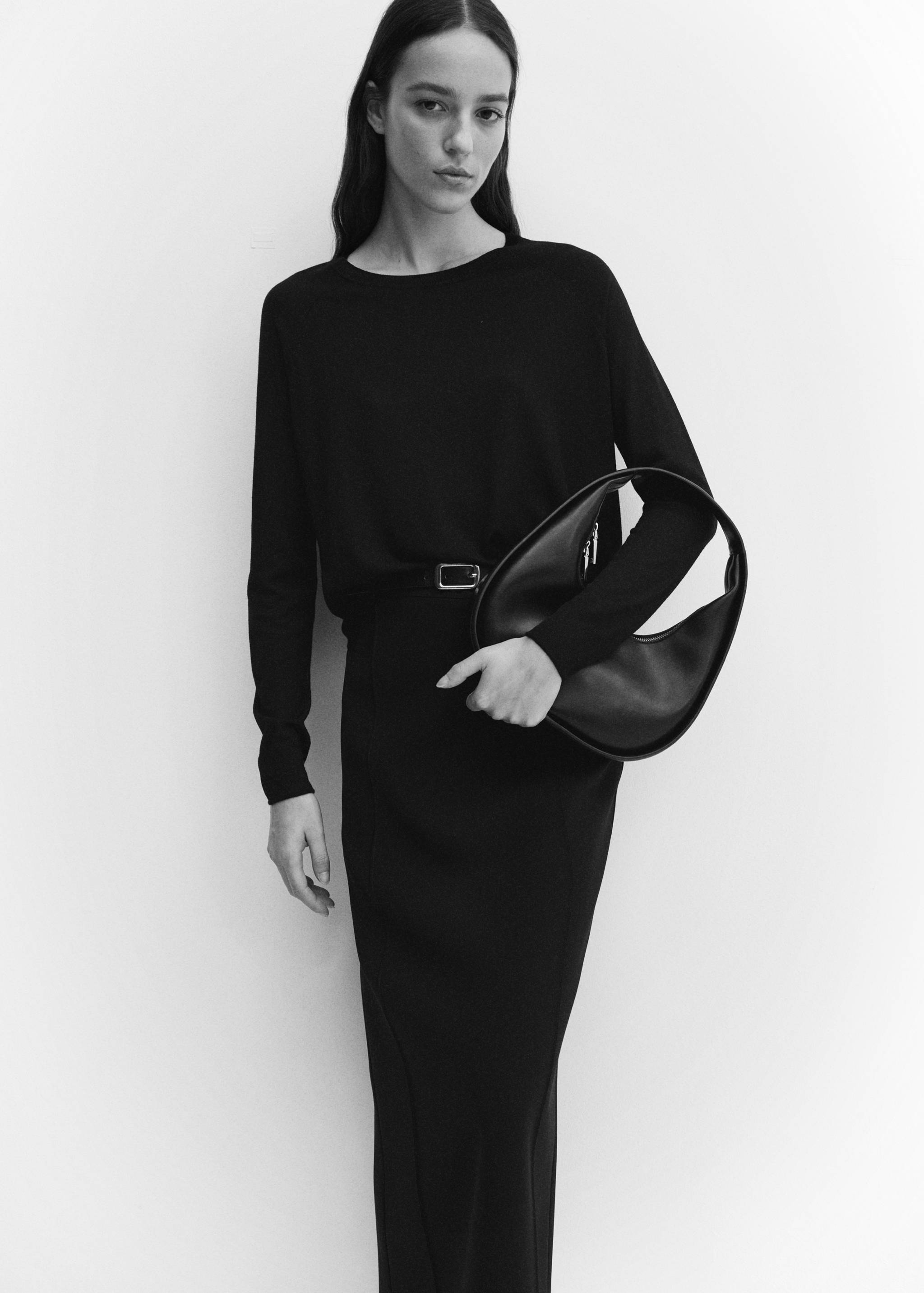 Fine-knit crew-neck sweater - Details of the article 2