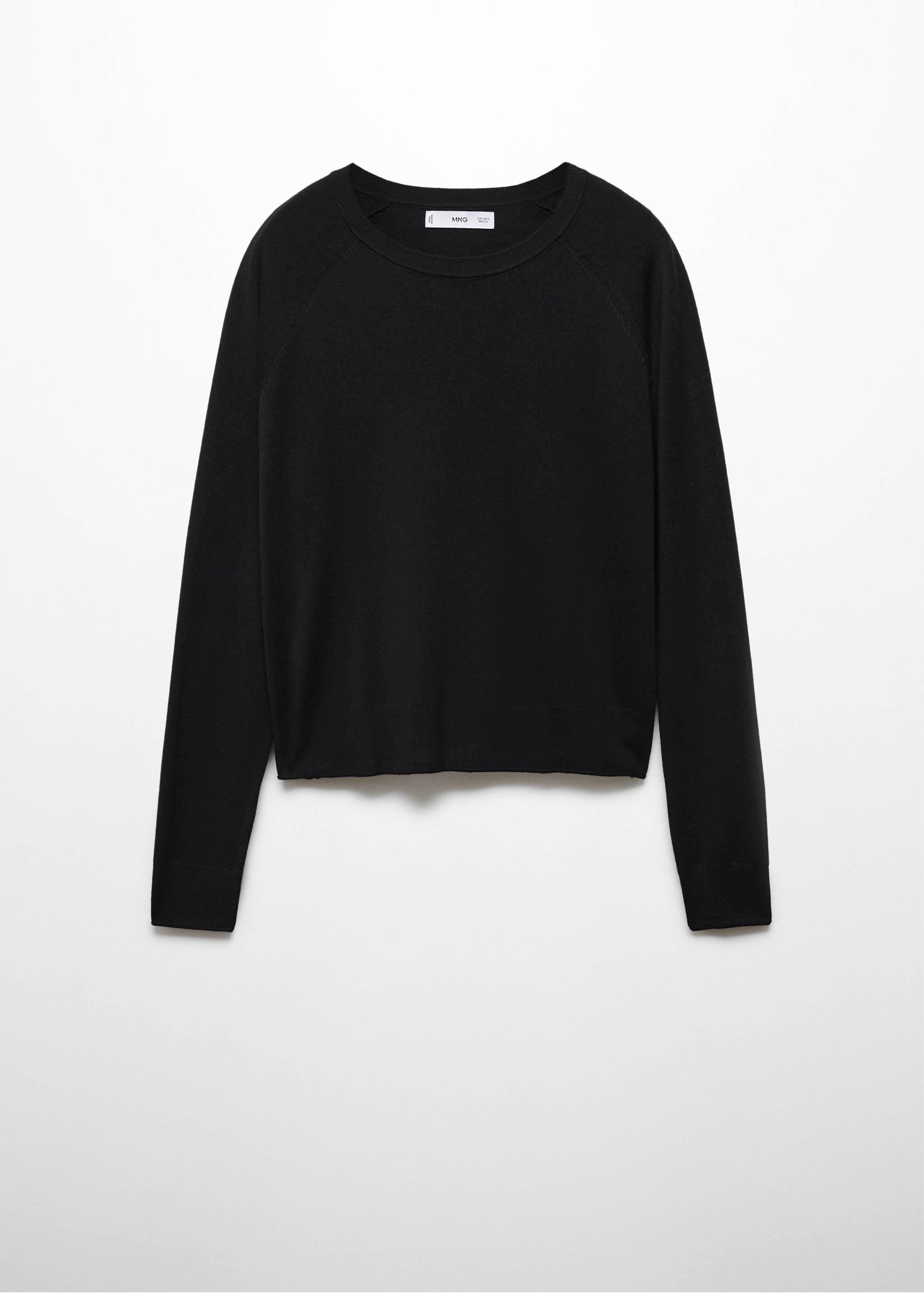 Fine-knit crew-neck sweater - Article without model