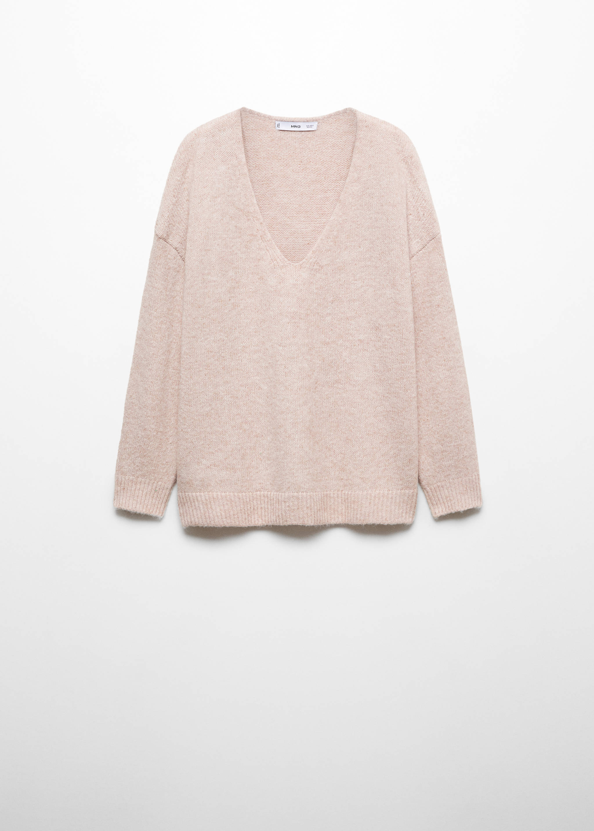 Jersey punto cuello pico - Artículo sin modelo