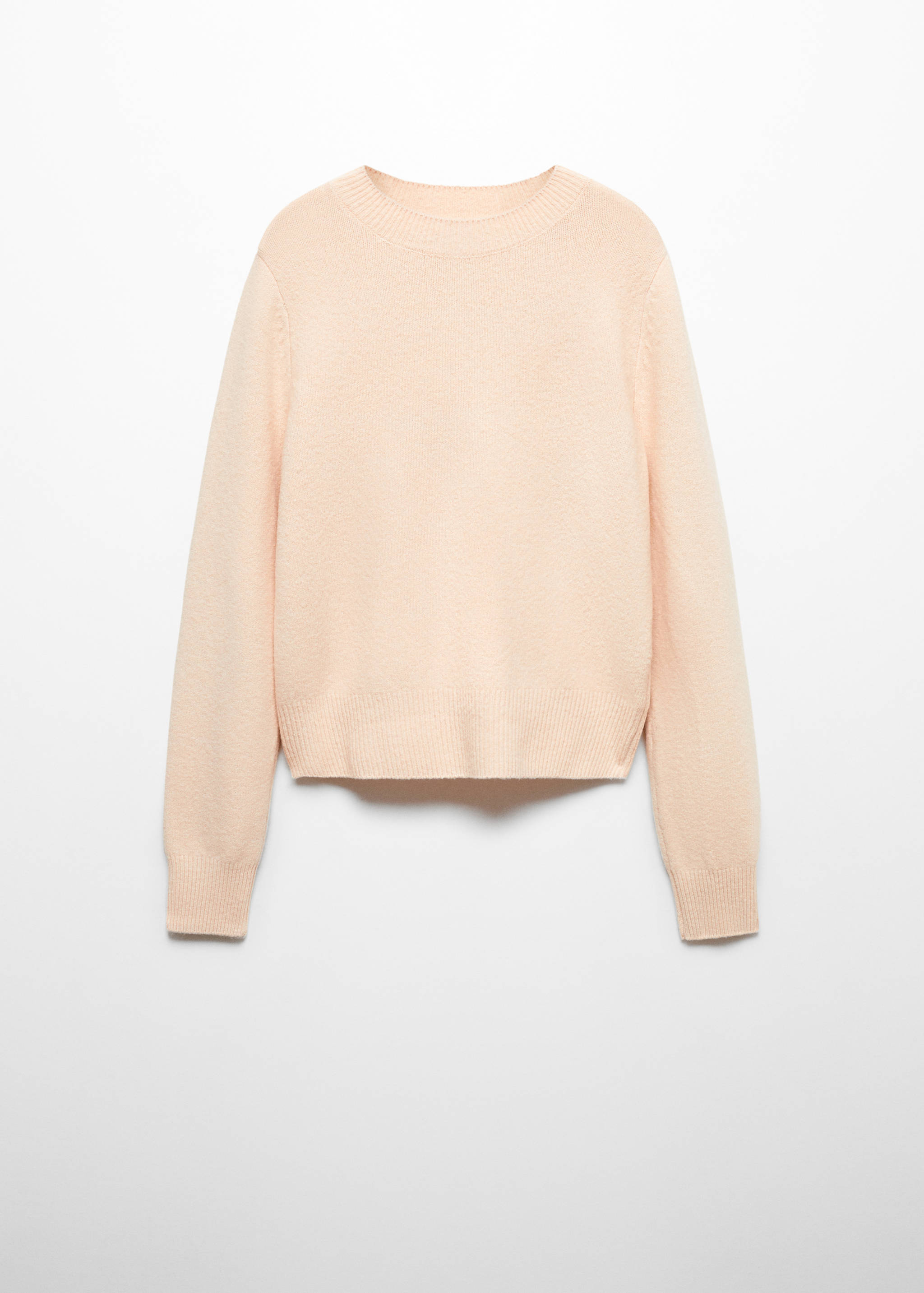 Round-neck knitted sweater - Article without model