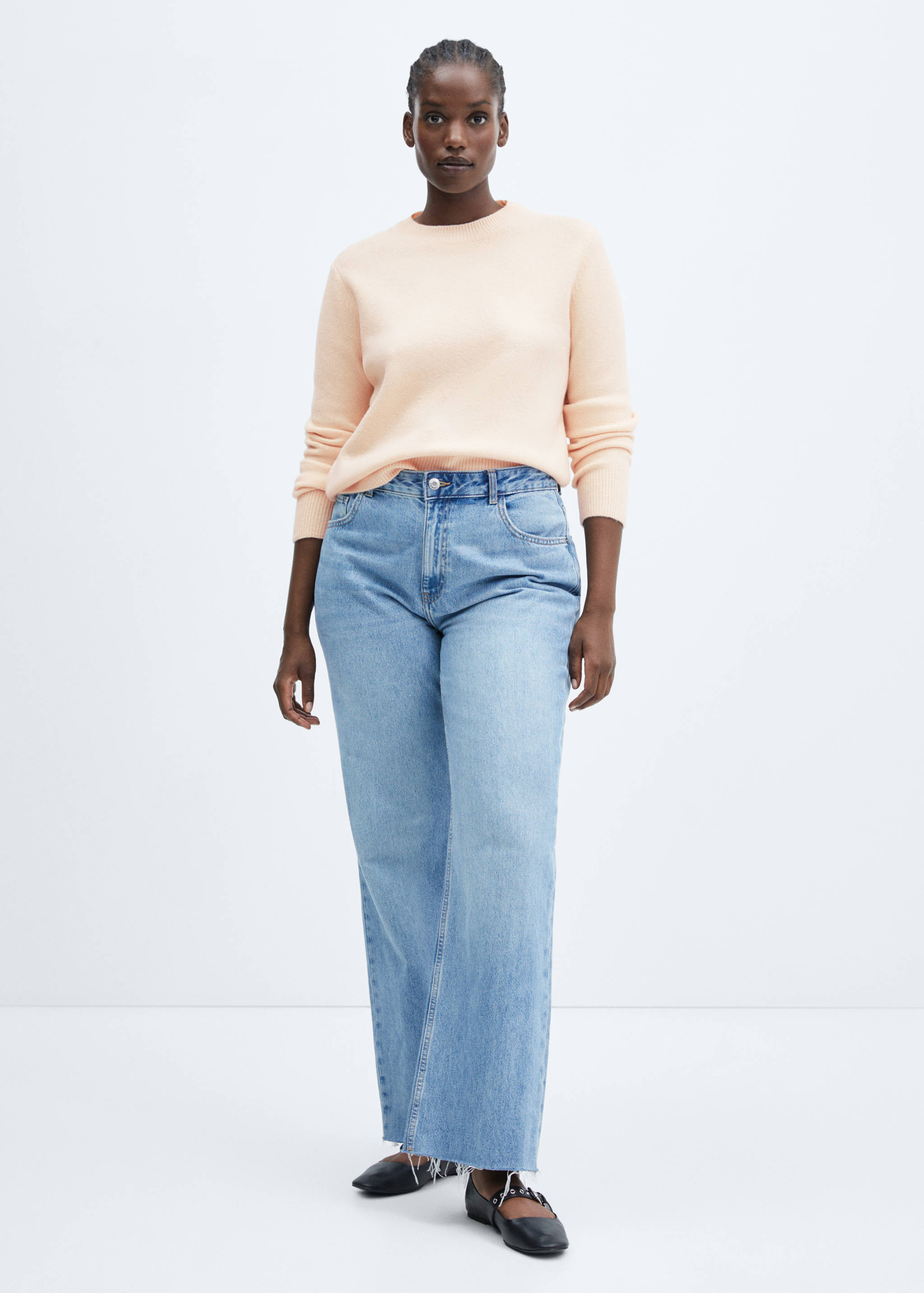 Round-neck knitted sweater - Details of the article 3