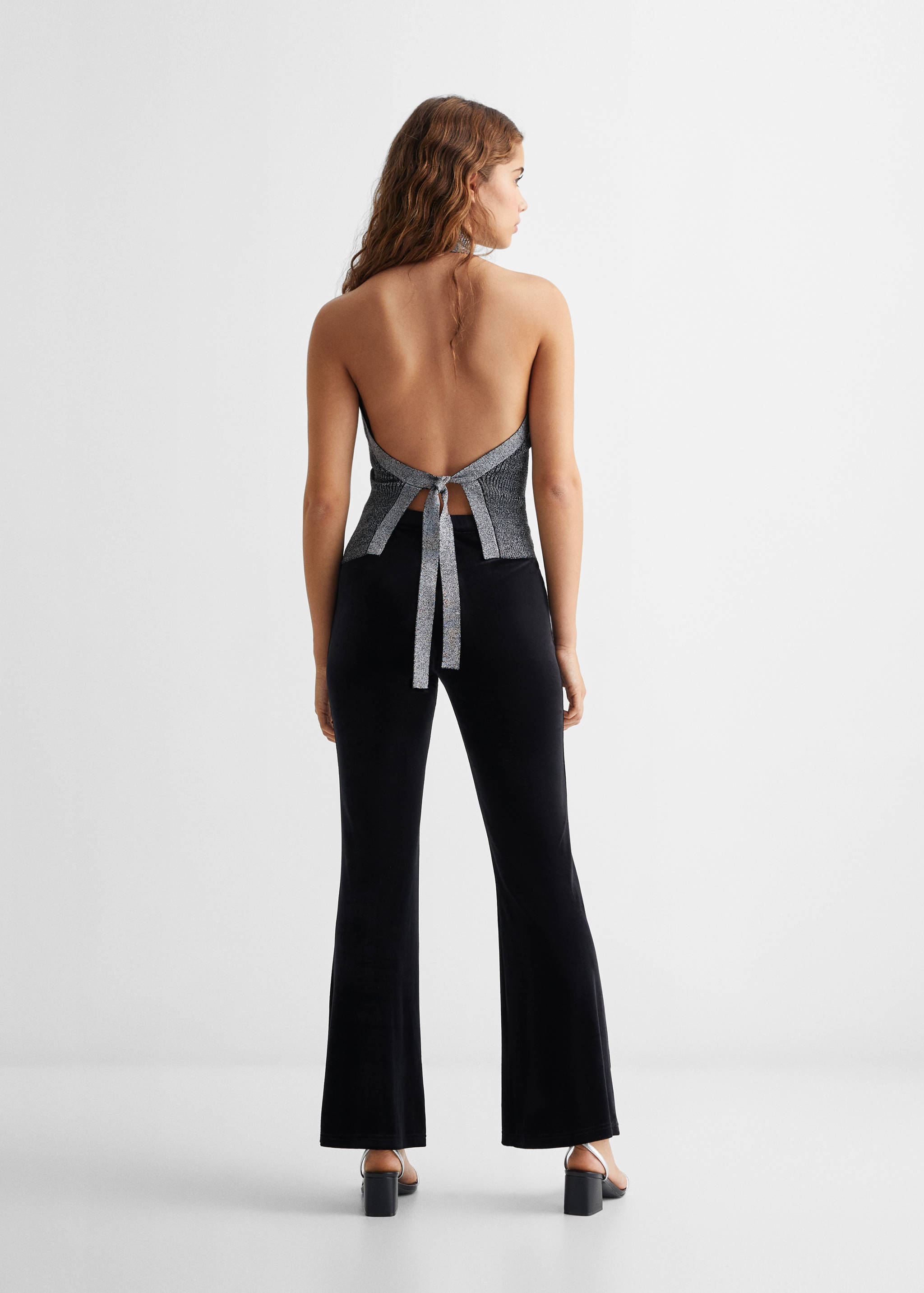Top halter métallisé - Verso de l’article