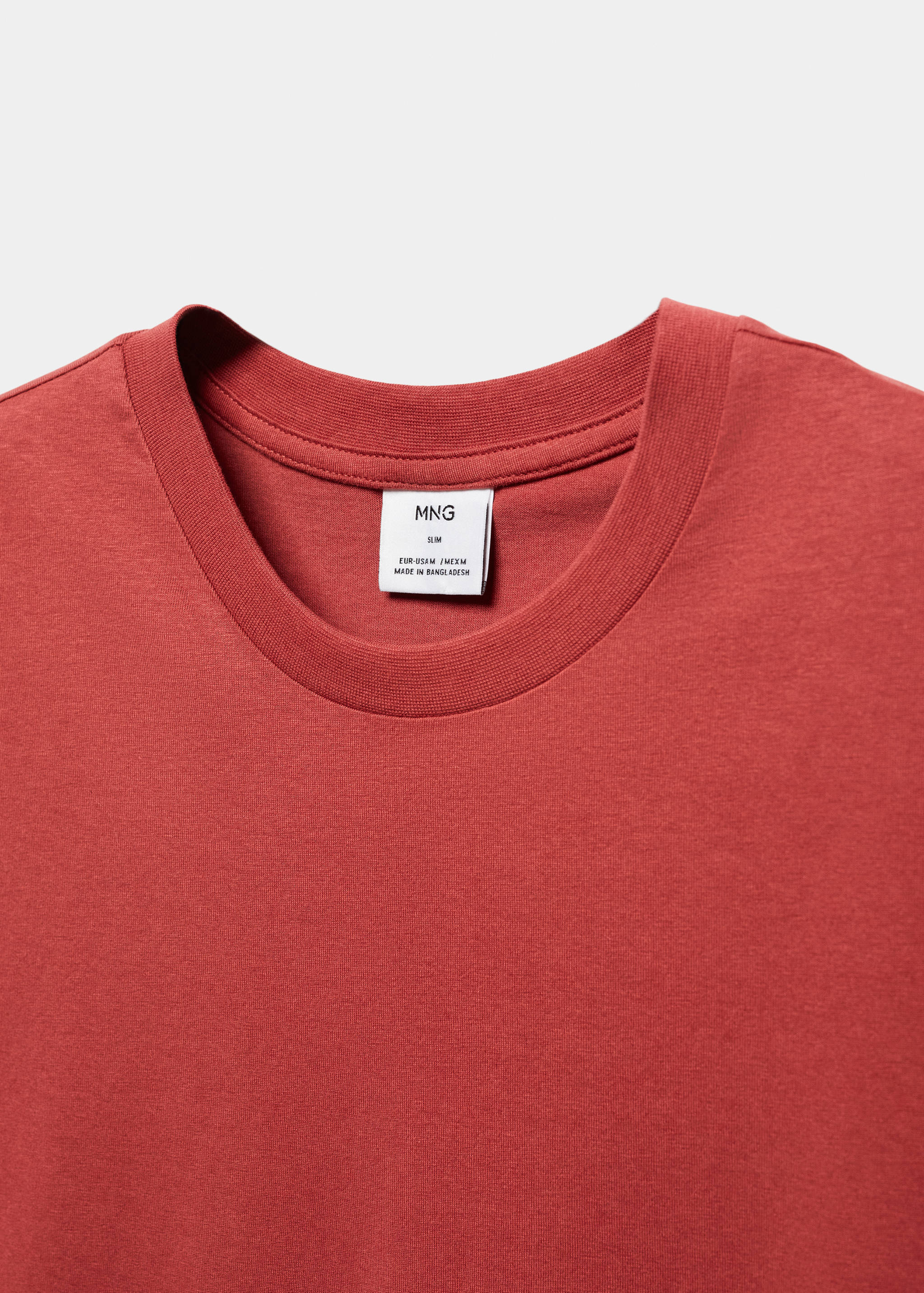 Camiseta slim fit 100% algodón - Detalle del artículo 8