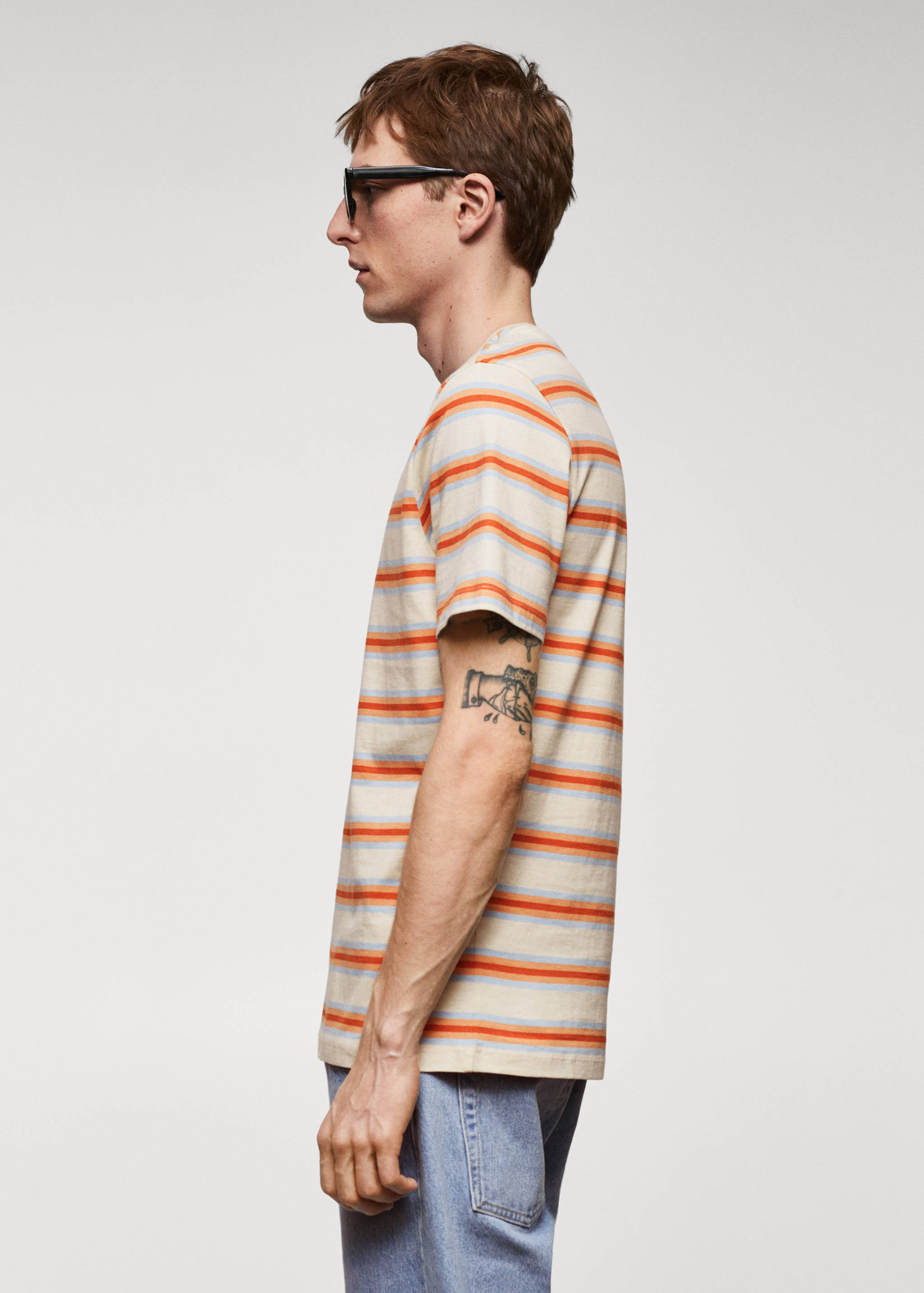 T-shirt 100 % coton rayures - Détail de l'article 2