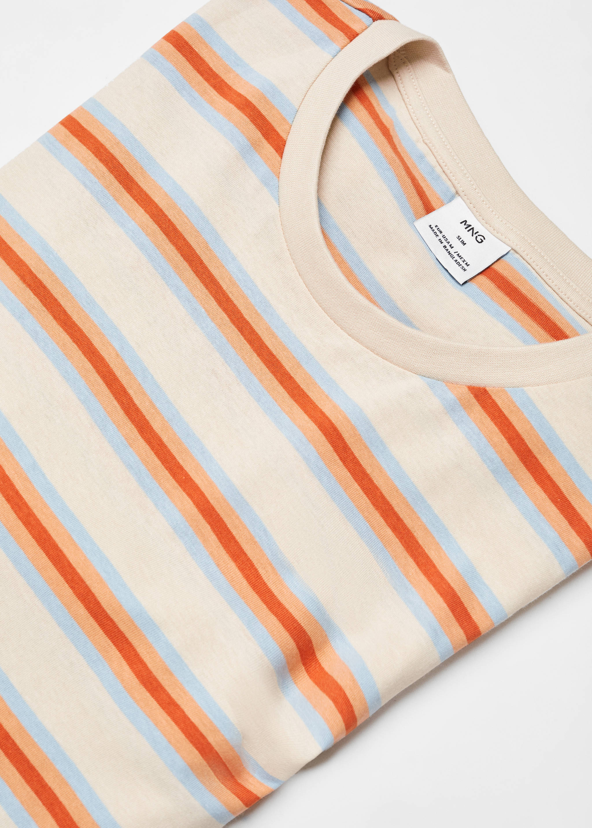 T-shirt 100 % coton rayures - Détail de l'article 8