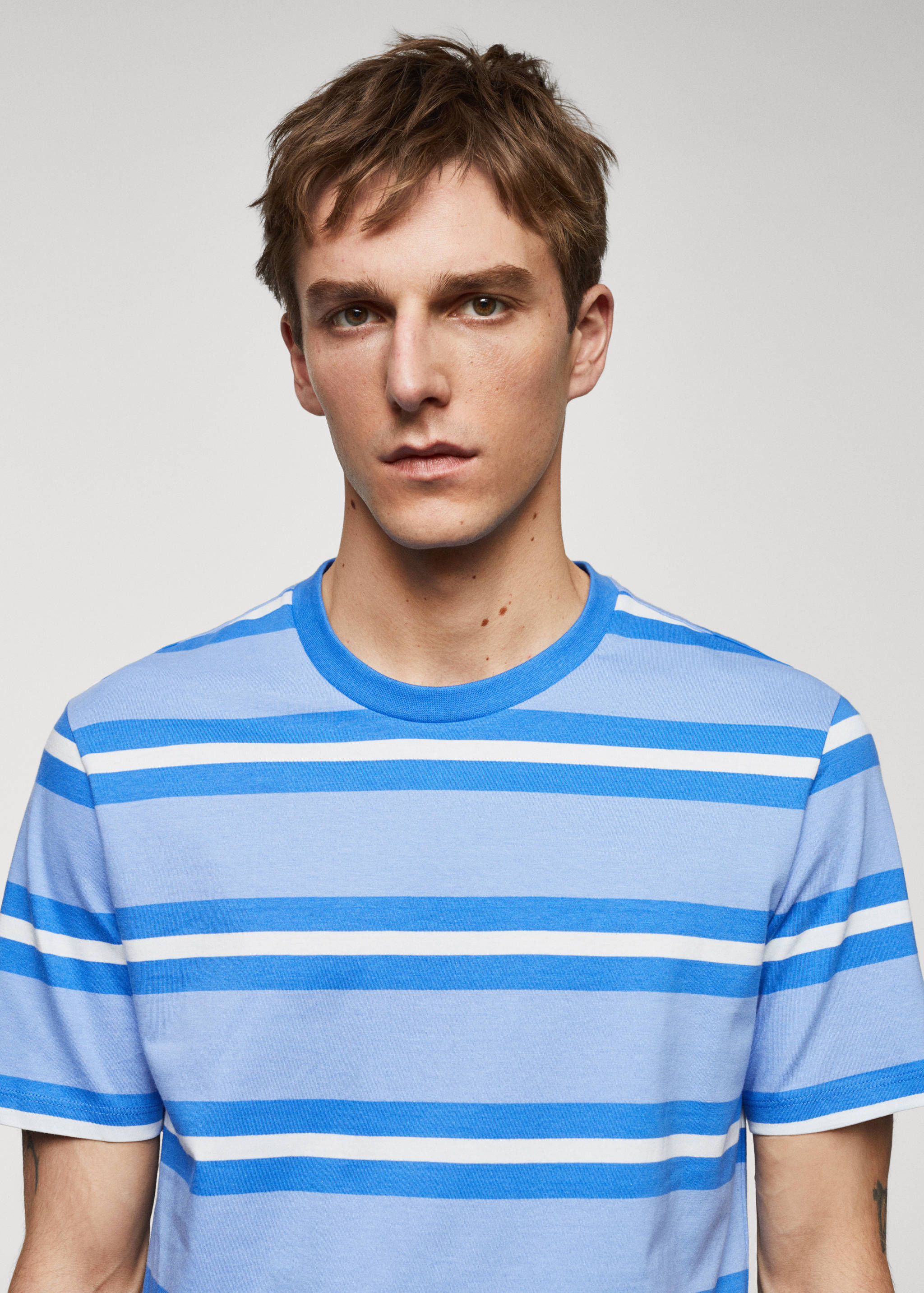 T-shirt 100 % coton rayures - Détail de l'article 1