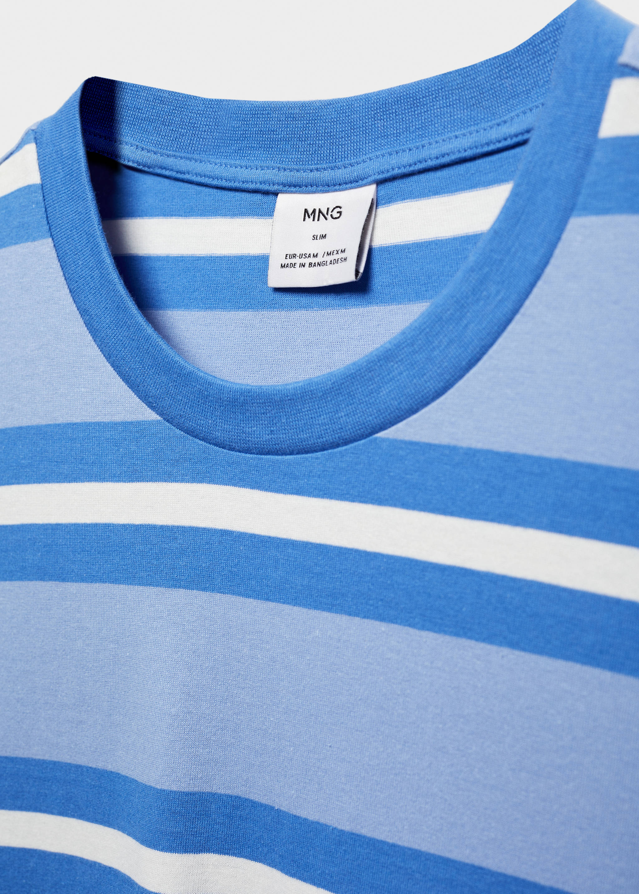 T-shirt 100 % coton rayures - Détail de l'article 8