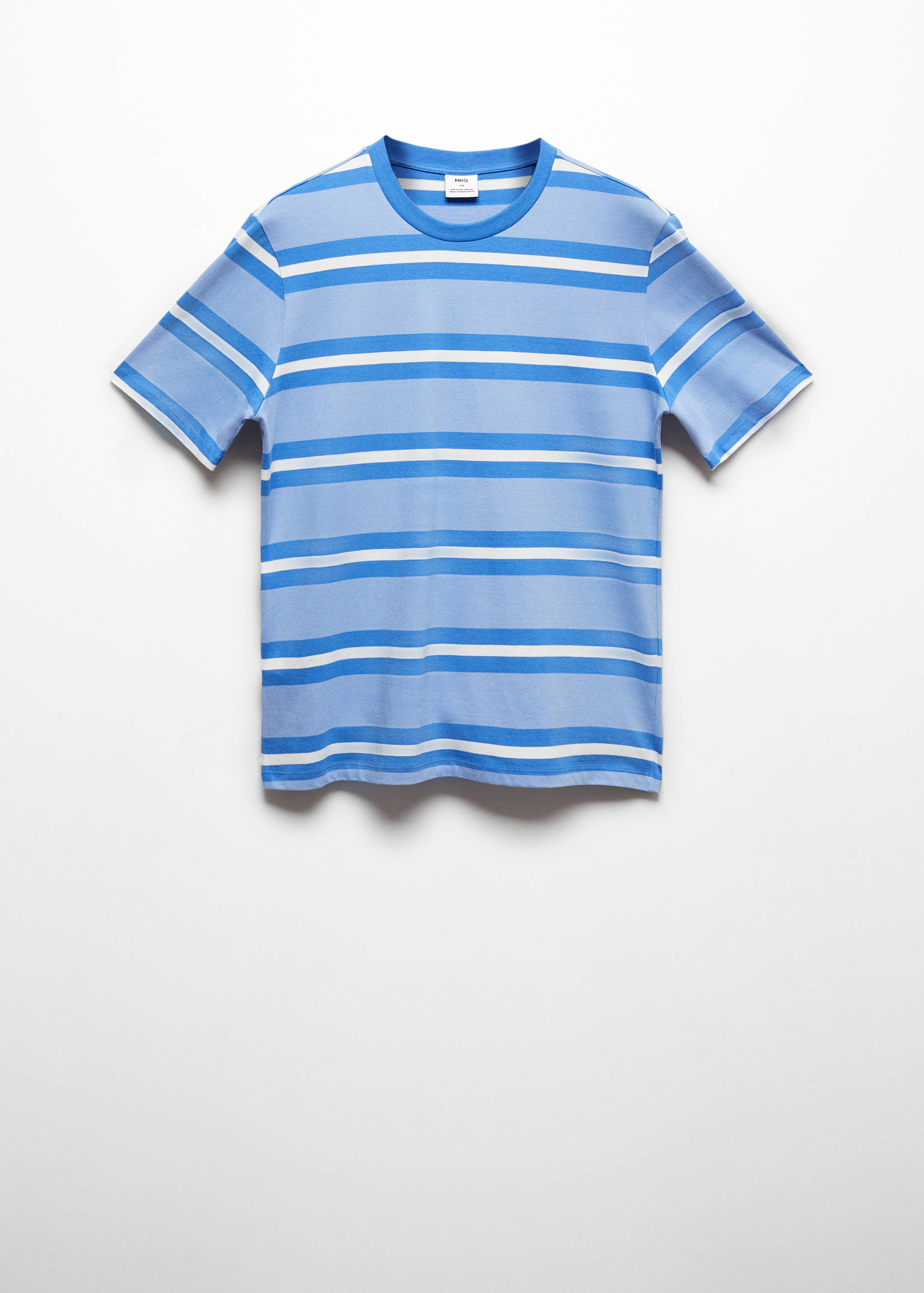 T-shirt 100 % coton rayures - Article sans modèle