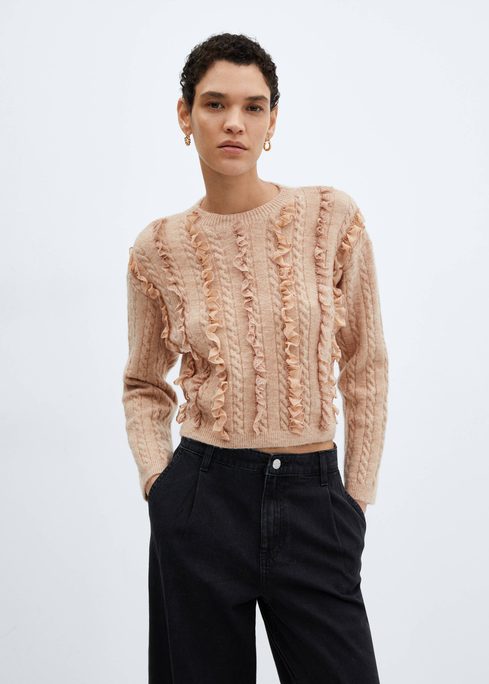 Jersey crop volantes - Plano medio