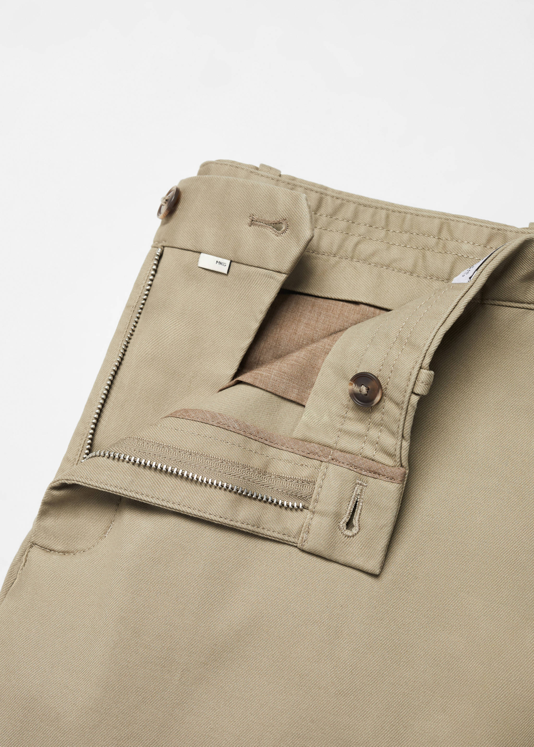 Slim fit serge chino pants - Details of the article 8