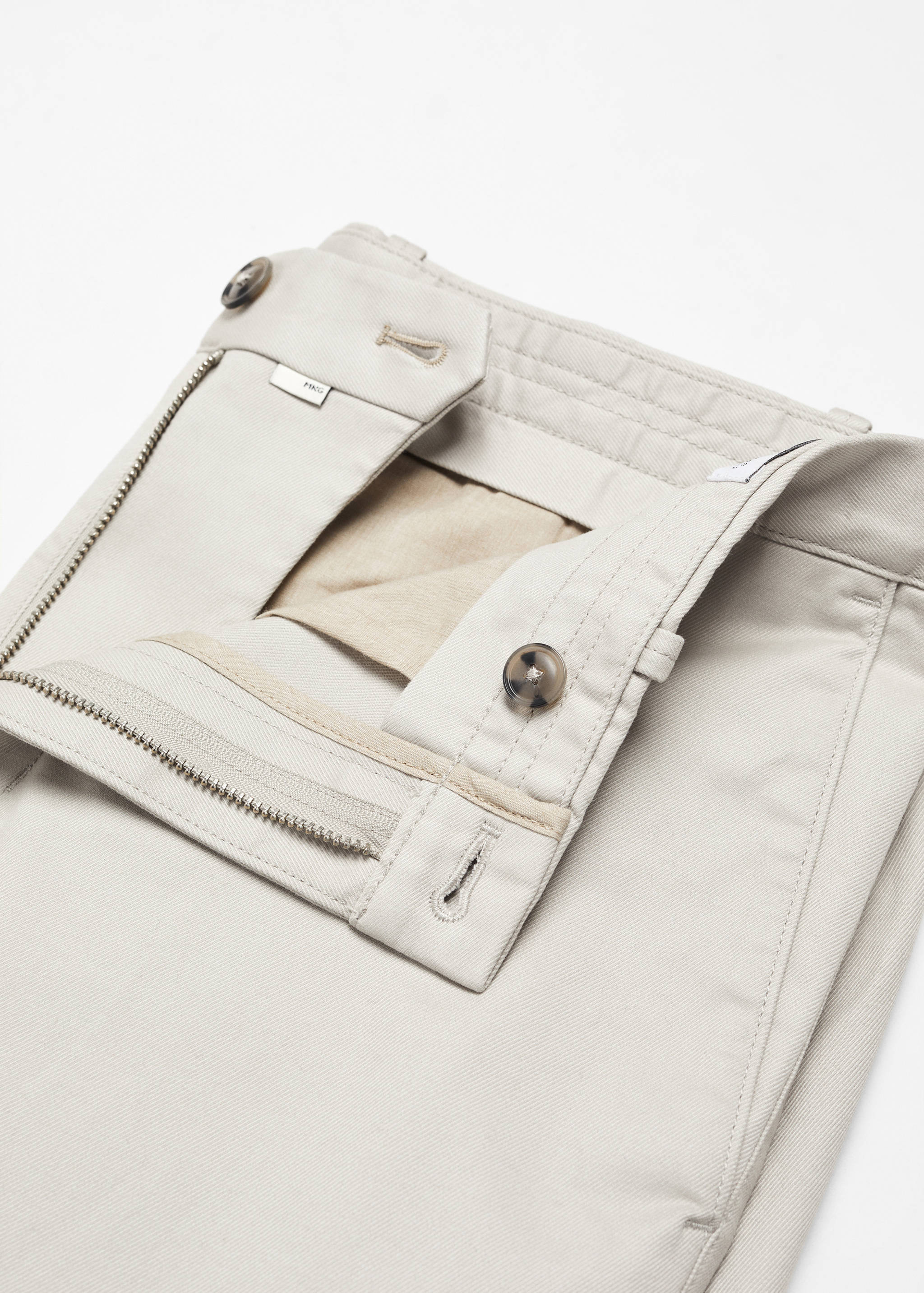 Slim fit serge chino pants - Details of the article 8