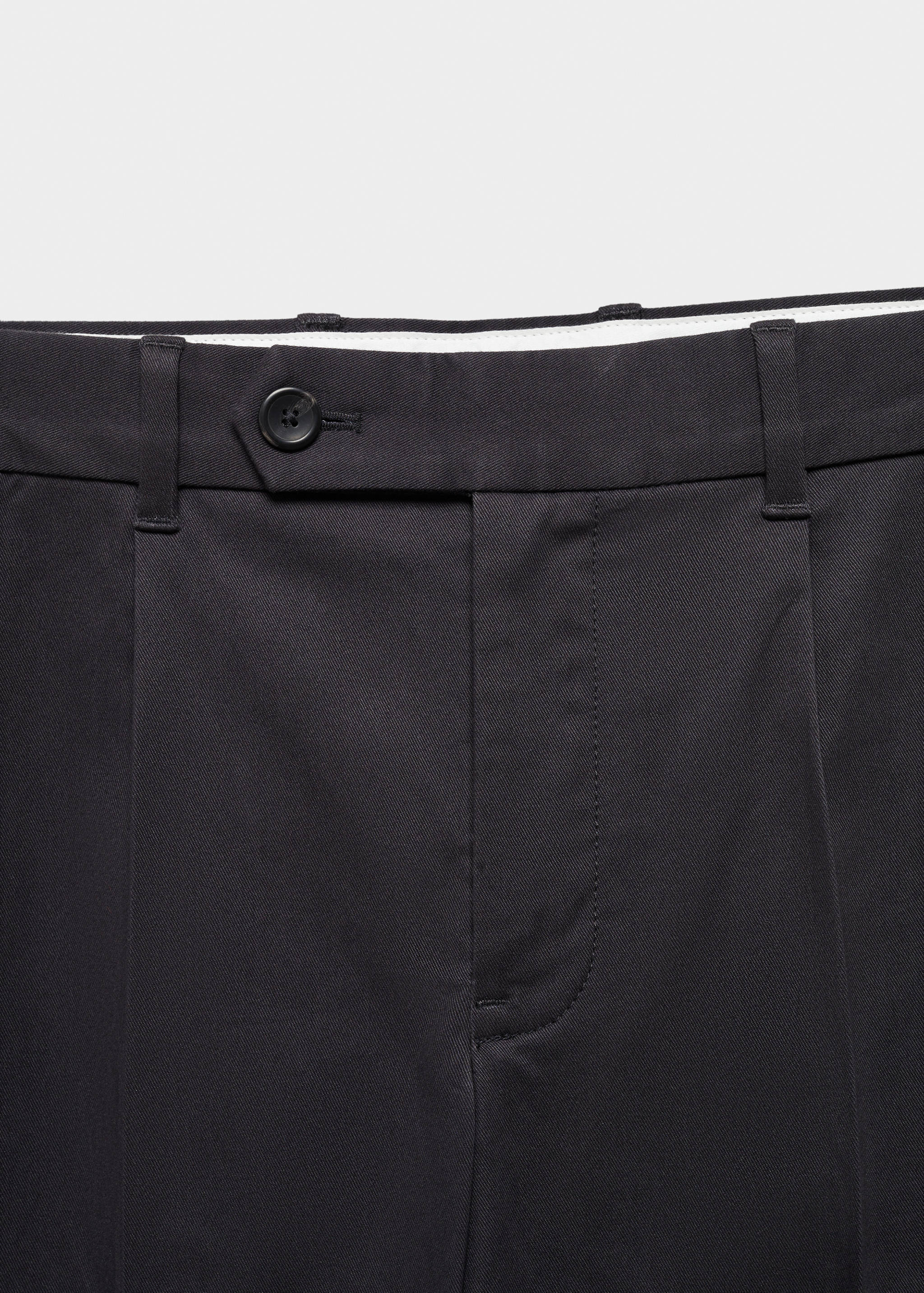 Pantalon coton slim-fit pinces - Détail de l'article 8